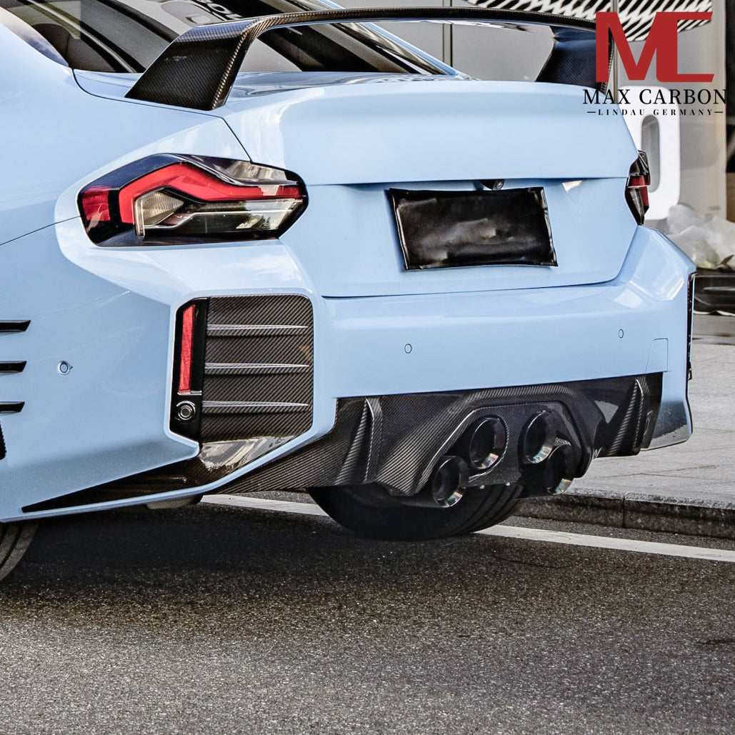 Dry-Carbon Heckflügel Aufsatz passend für BMW M2 G87 & 2er G42 M240i – sportlichere Heckoptik