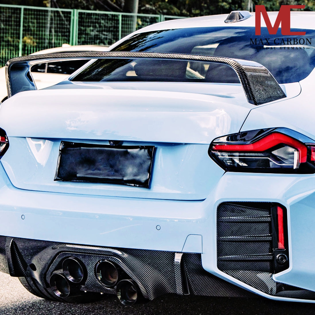 Dry Carbon Heckflügel Aufsatz für BMW M2 G87 / 2er G42 M240i