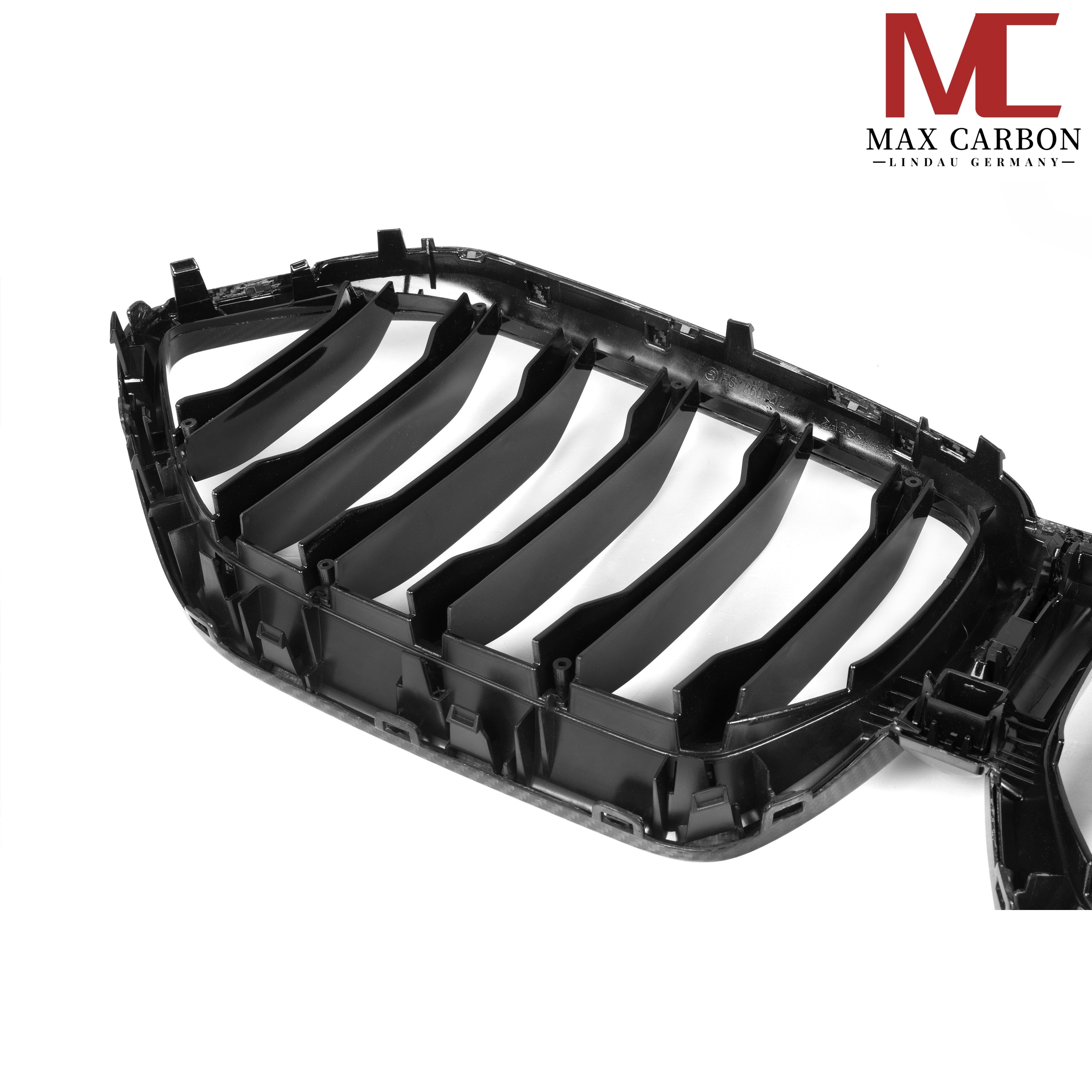 Dry Carbon Kühlergrill Nieren für BMW X6M F96 X6 G06 Pre-LCI