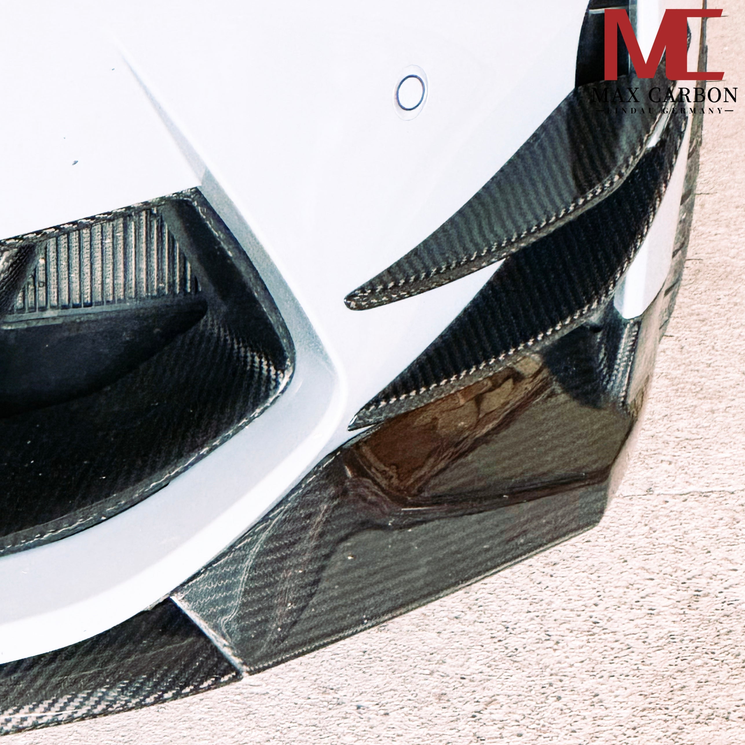 Dry-Carbon Front Canards VAC passend für BMW M3 G80 / G81 / M4 G82 / G83 – Front-Flügel mit Aero-Design