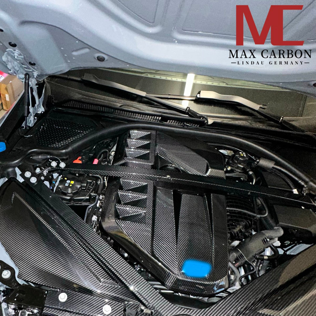 Dry Carbon Motorabdeckung Cover für BMW M2 G87 / M3 G80 G81 / M4 G82 G83