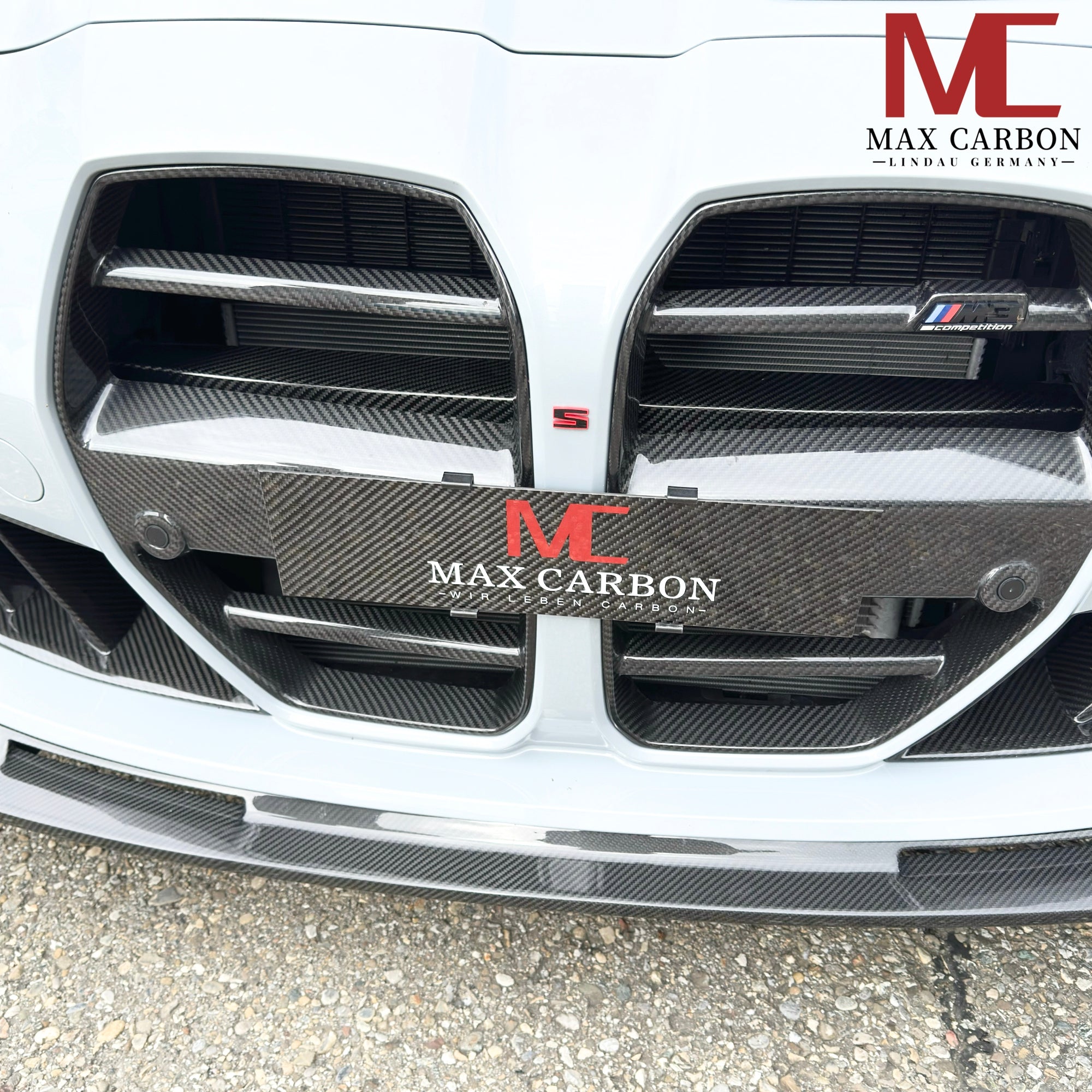 Dry Carbon Grill Abdeckung für BMW M2 G87 M3 G80 G81 M4 G82 G83