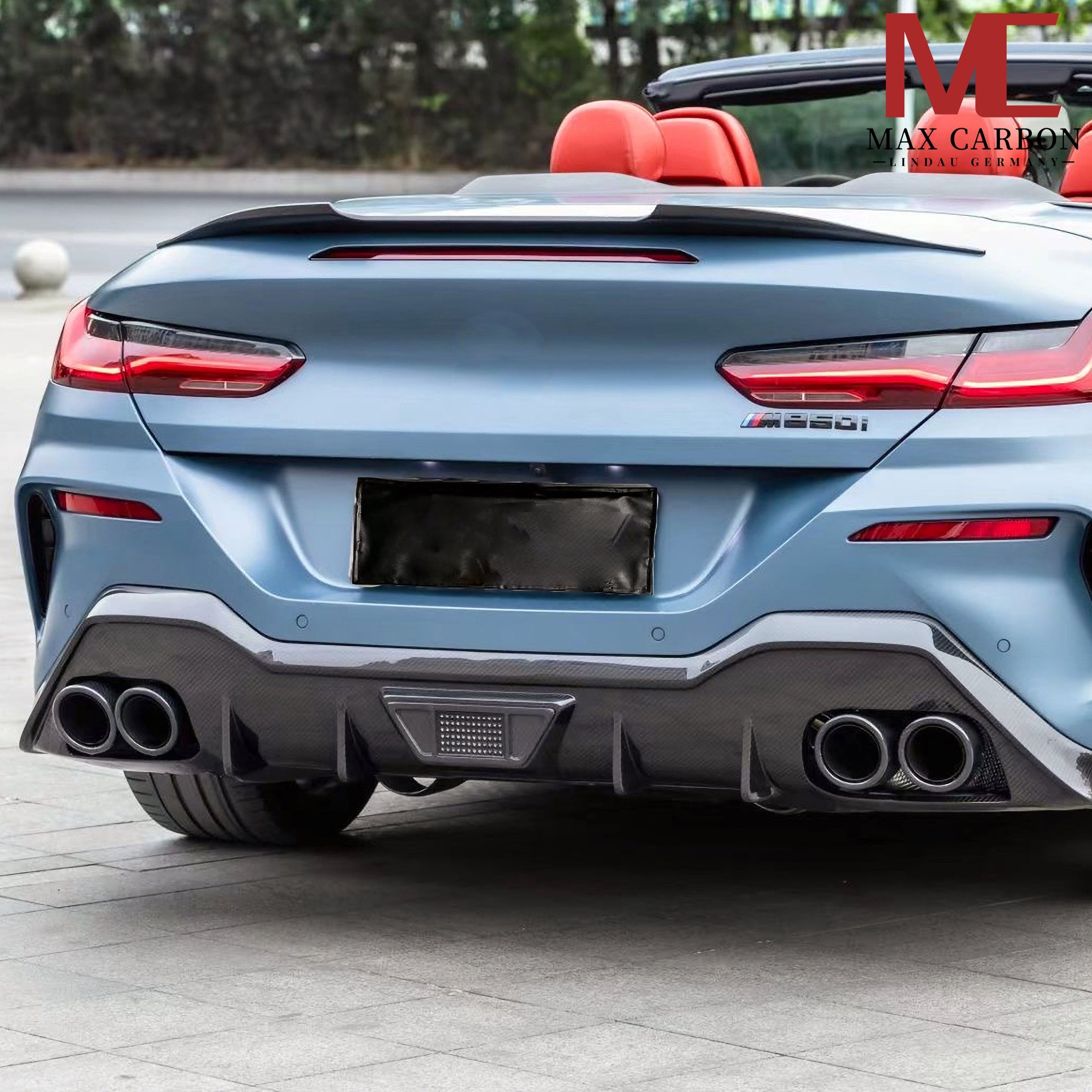 Dry-Carbon Heckspoiler Ducktail V1 passend für BMW M8 F91 / 8er G14 – cleane Heckkante