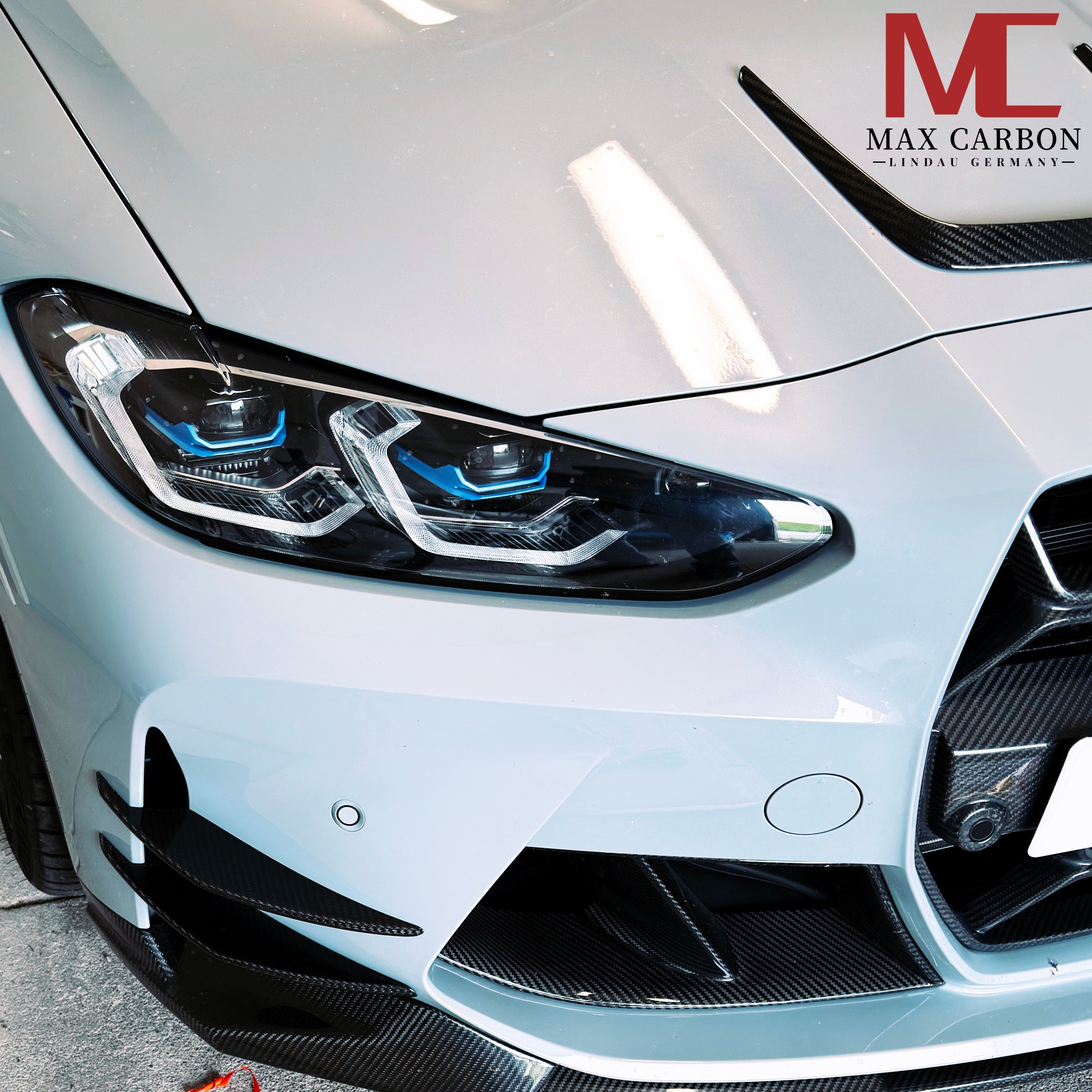 Dry-Carbon Front Canards VAC passend für BMW M3 G80 / G81 / M4 G82 / G83 – Front-Flügel mit Aero-Design