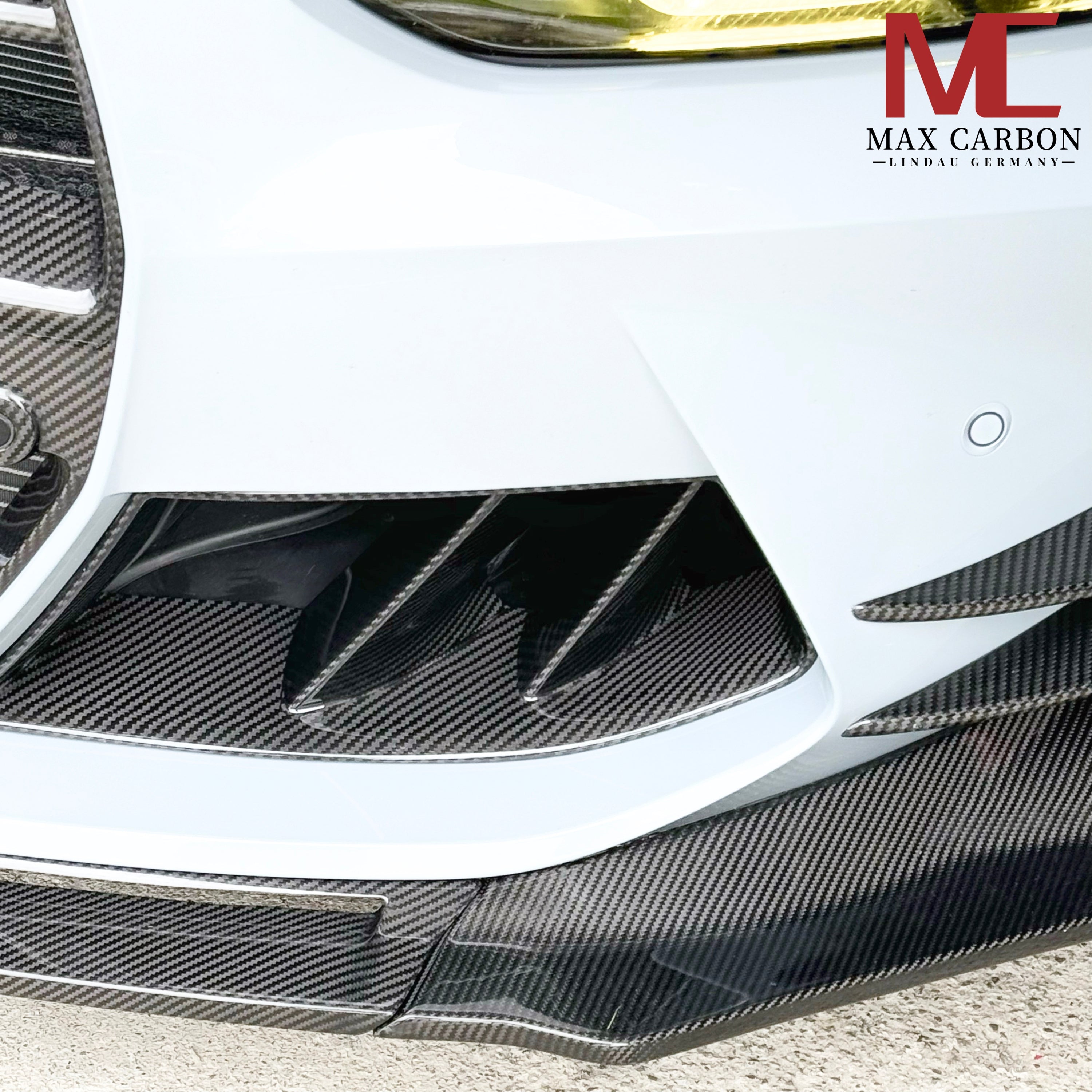 Dry-Carbon Lufteinlässe Front VR passend für BMW M3 G80 / G81 / M4 G82 / G83 – Sportive Front-Belüftung