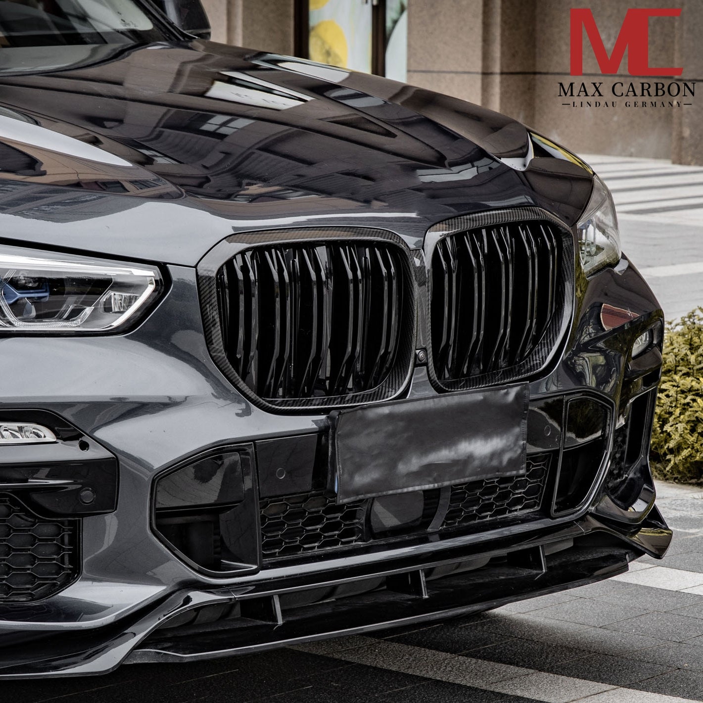 Dry Carbon Kühlergrill Nieren für BMW X5M F95 X5 G05 Pre-LCI