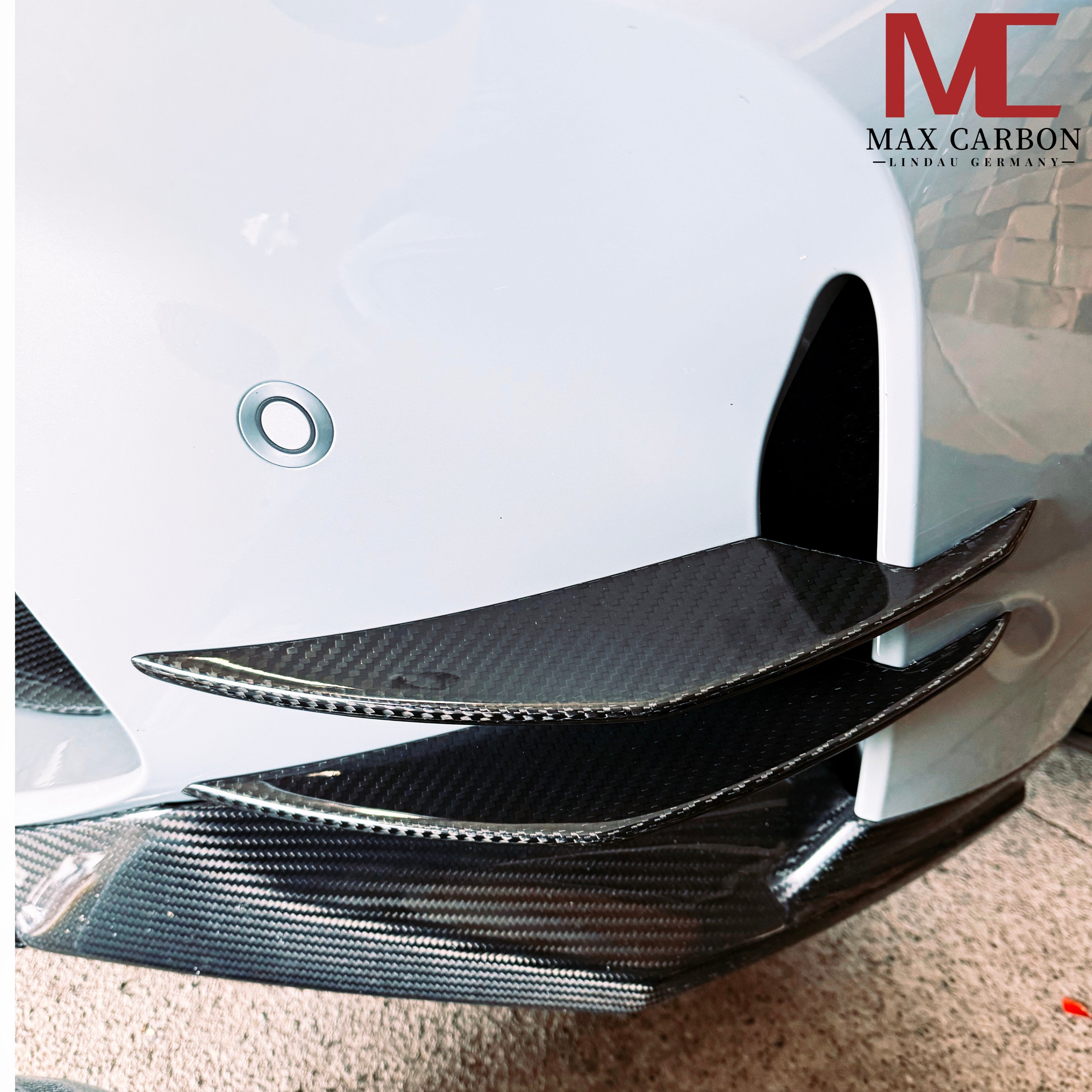 Dry-Carbon Front Canards VAC passend für BMW M3 G80 / G81 / M4 G82 / G83 – Front-Flügel mit Aero-Design