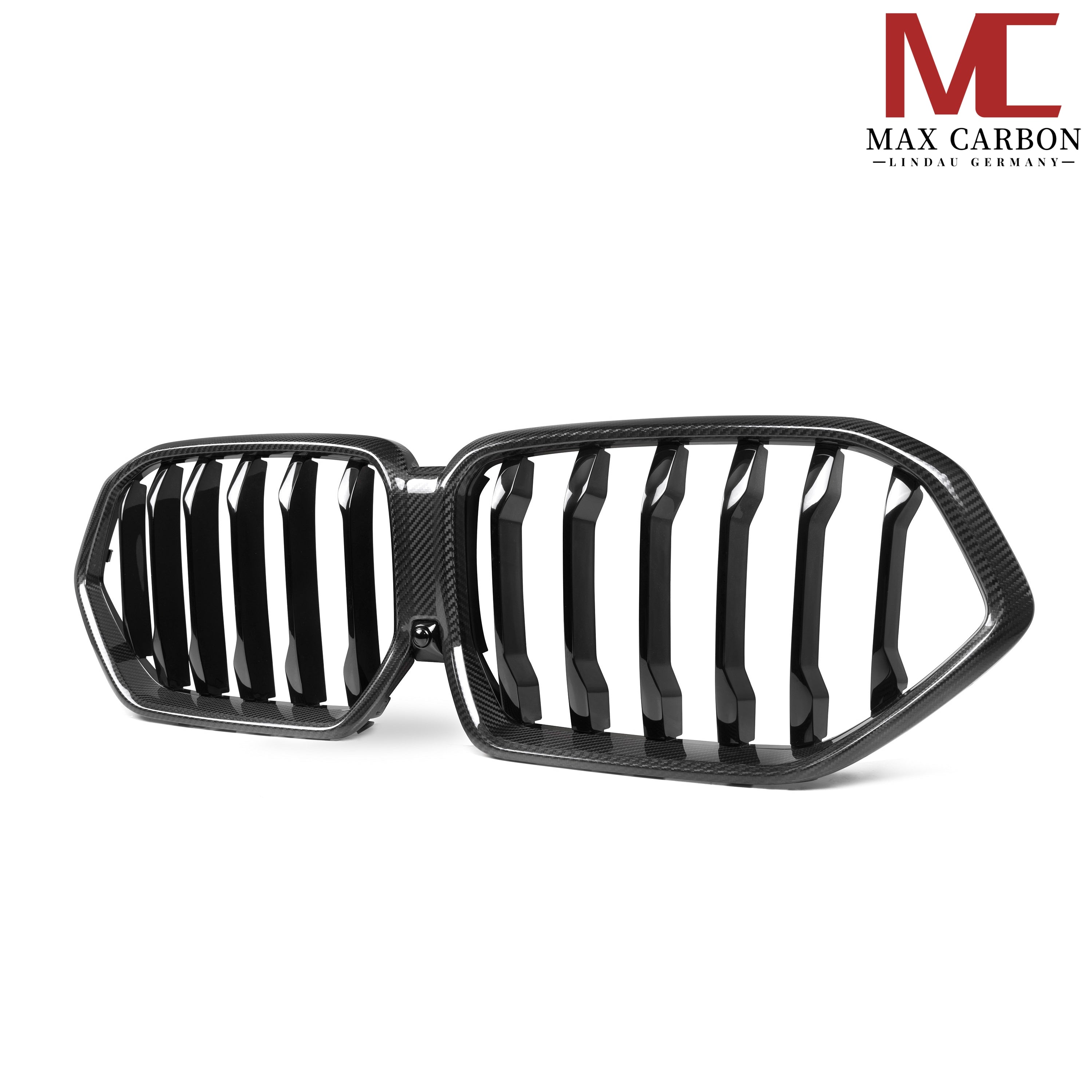 Dry Carbon Kühlergrill Nieren für BMW X6M F96 X6 G06 Pre-LCI