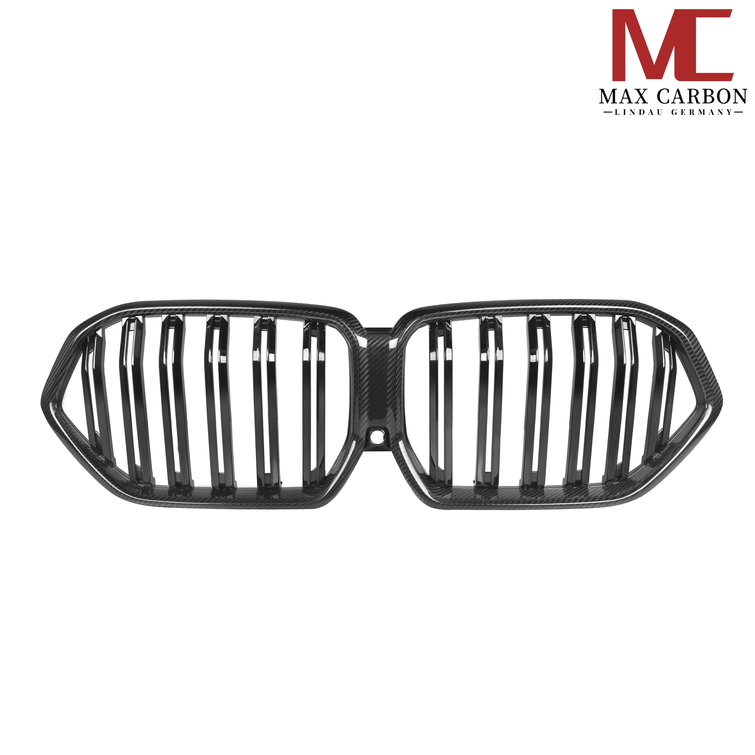 Dry Carbon Kühlergrill Nieren für BMW X6M F96 X6 G06 Pre-LCI
