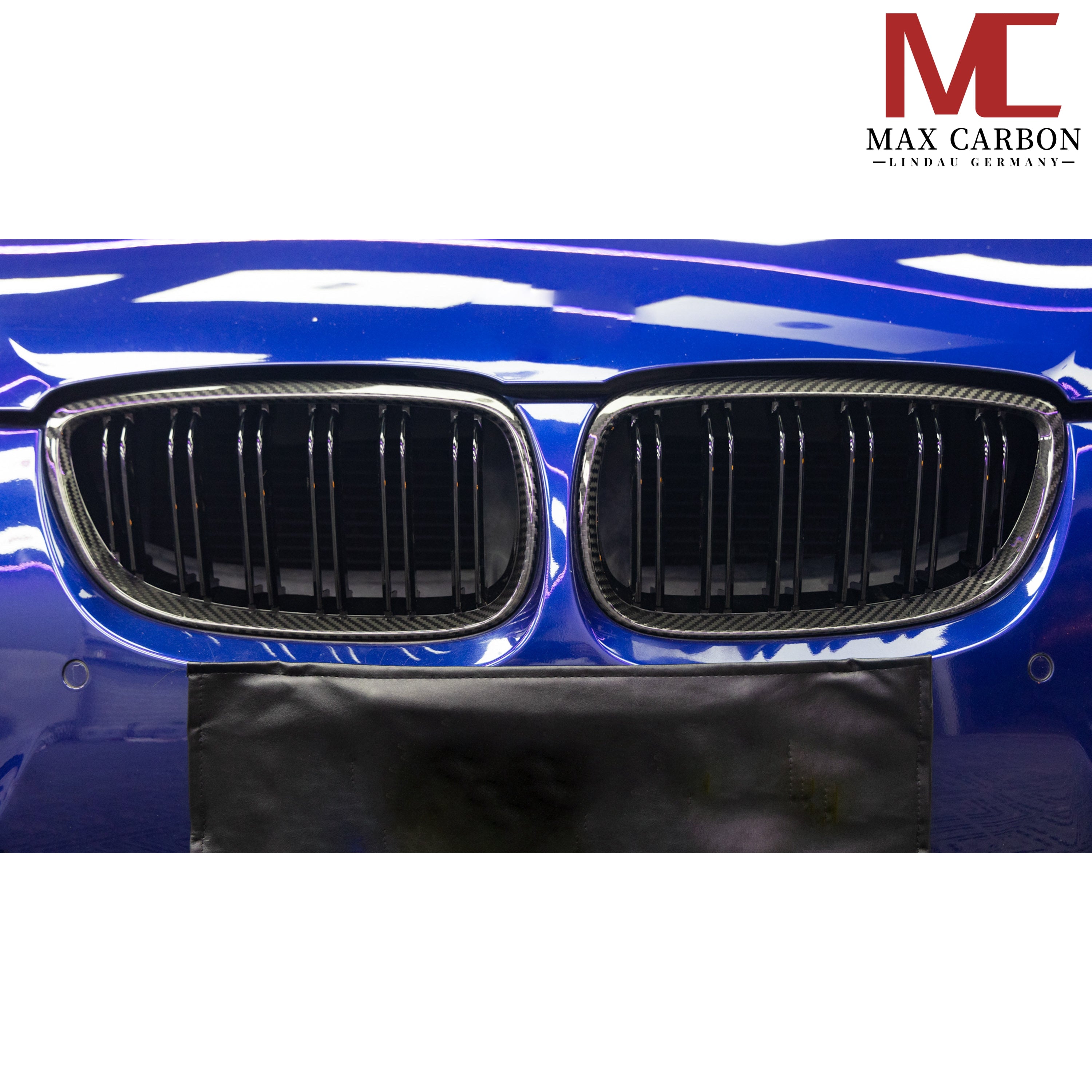 Dry-Carbon Kühlergrill-Satz passend für BMW M3 E90 E92 E93 – Nieren in Sichtcarbon