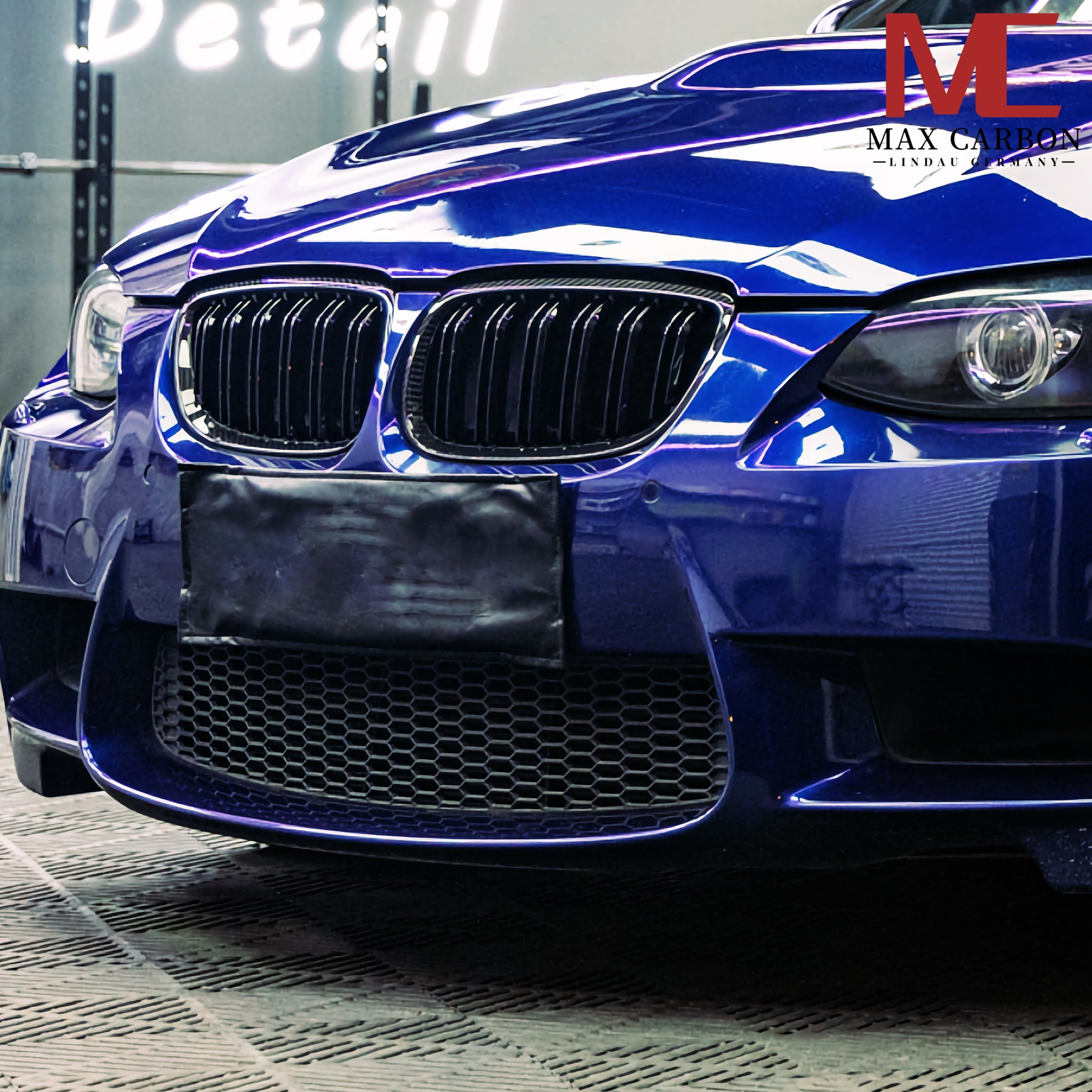 Dry-Carbon Kühlergrill-Satz passend für BMW M3 E90 E92 E93 – Nieren in Sichtcarbon