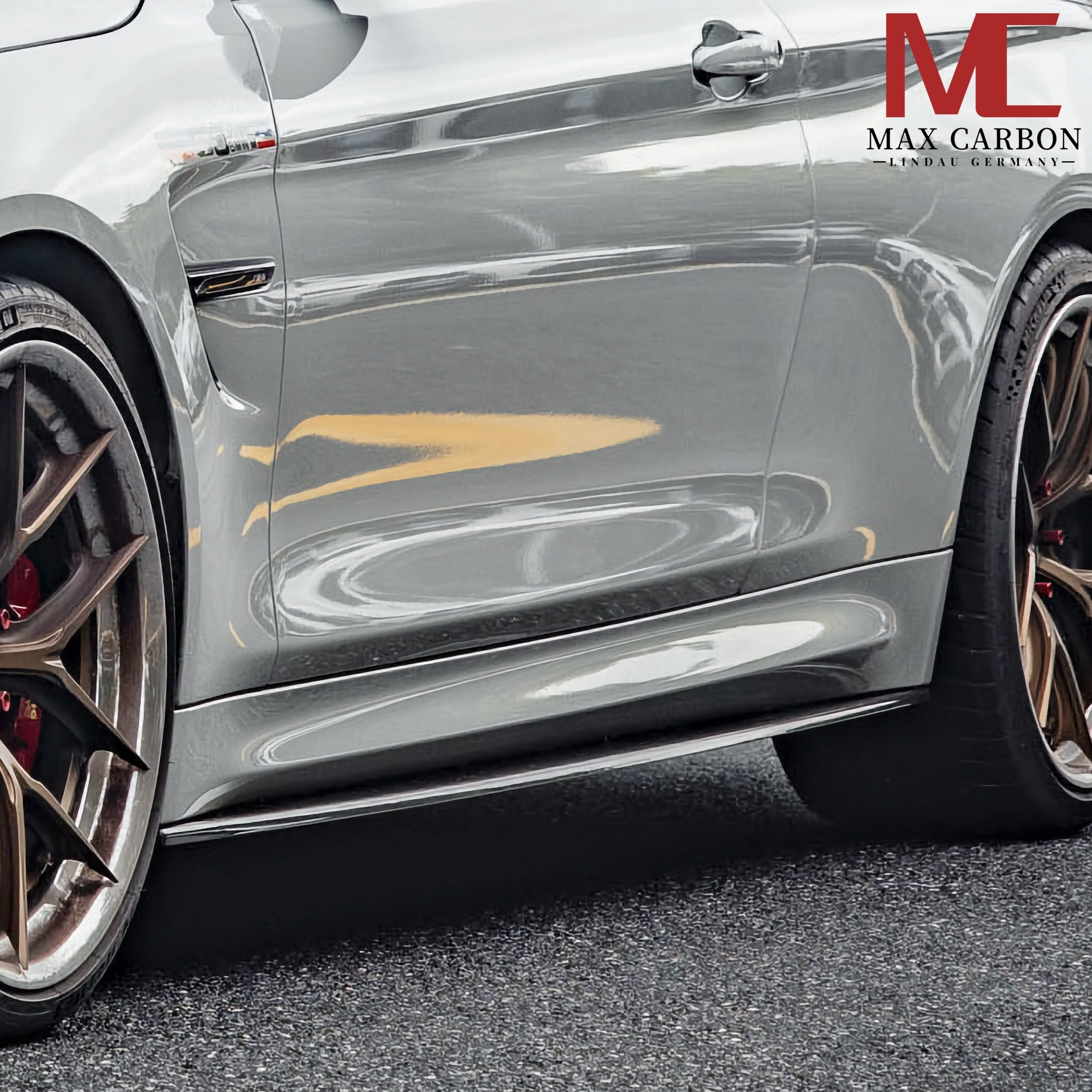 Dry-Carbon Seitenschweller Performance Style passend für BMW M3 F80 / M4 F82 / F83 – Aggressive Seitenlinie