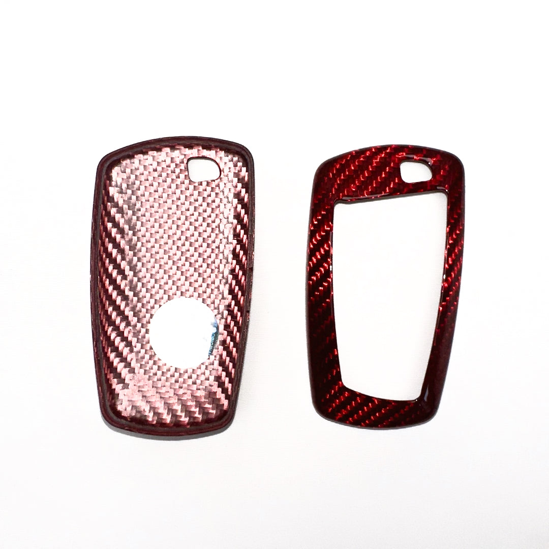 MAX CARBON Premium Schlüssel Cover Hülle Etui Abdeckung für BMW 1er 2er 3er 4er 5er 6er 7er M2 M3 M4 M135i M140i M235i M240i X1 X3 X4 X5 X6