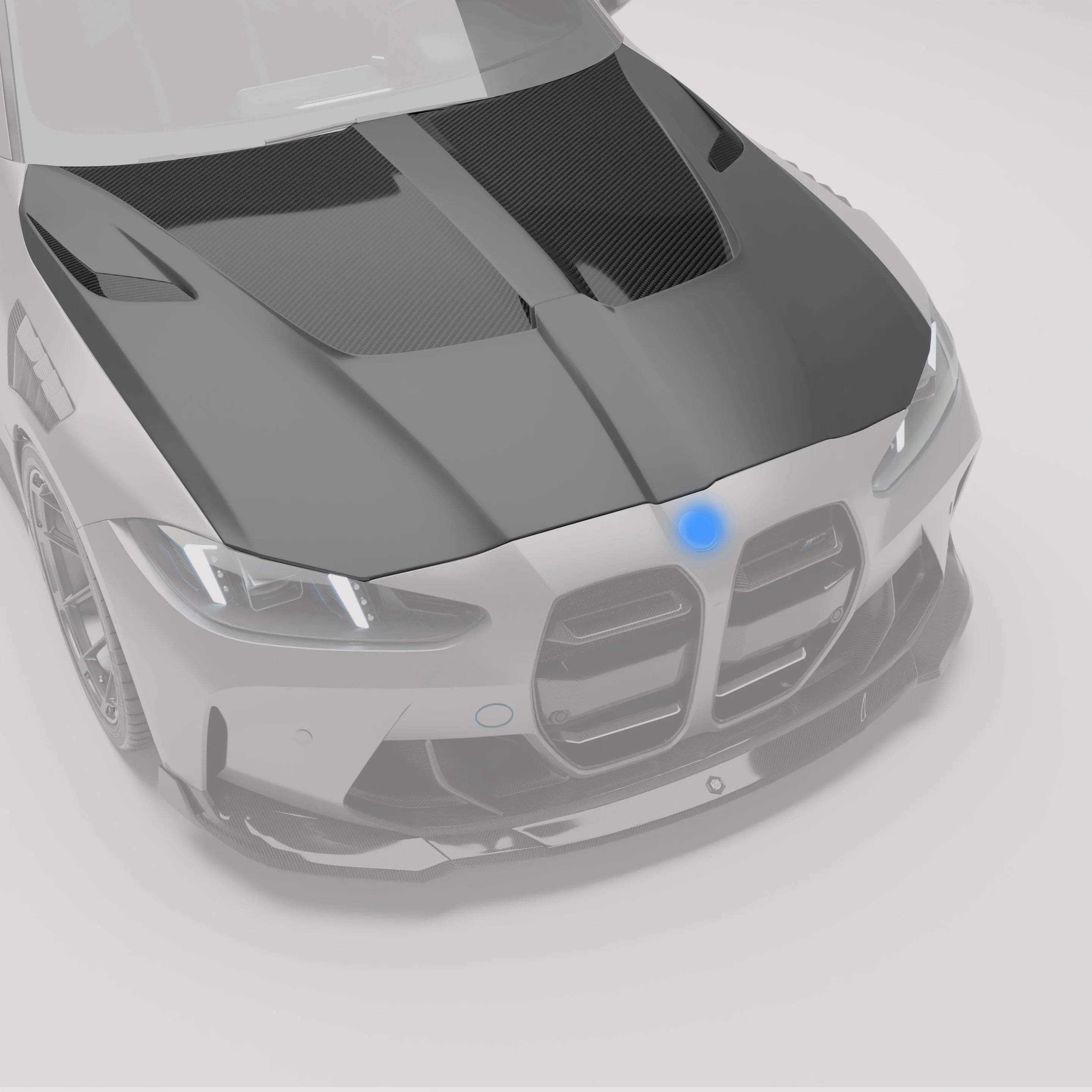 Dry-Carbon Sport Motorhaube passend für BMW M3/M4 G80-G83 – ultraleicht & Premium-Carbon