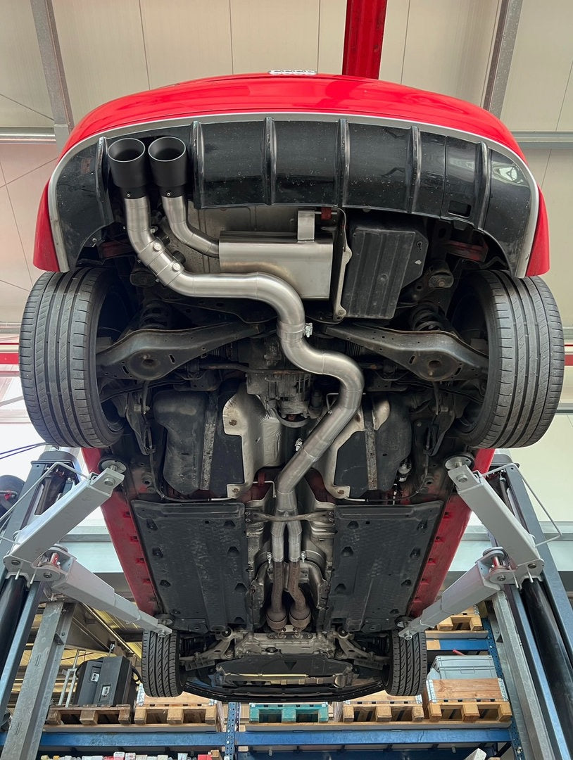 MH-Pipes ECE Abgasanlage 3,5 Zoll passend für Audi RS3 8P