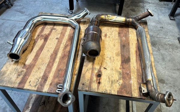 MH-Pipes High-Flow Downpipe passend für Porsche 718 Boxster / 718 Cayman