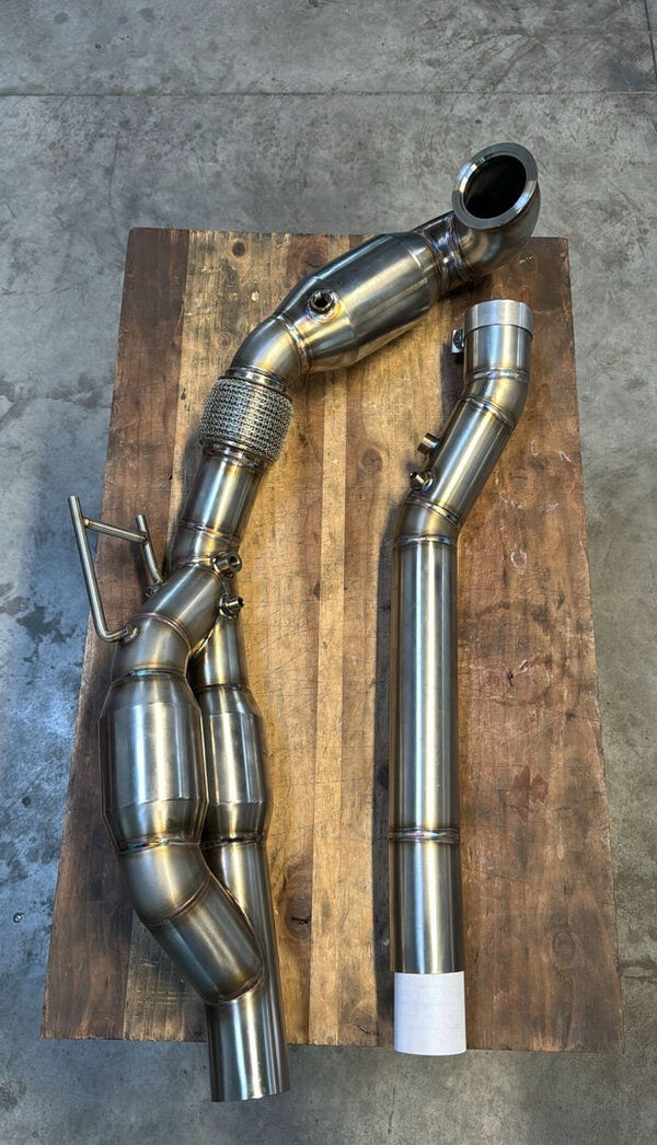 MH-Pipes Downpipe passend für VW Golf 7R Facelift