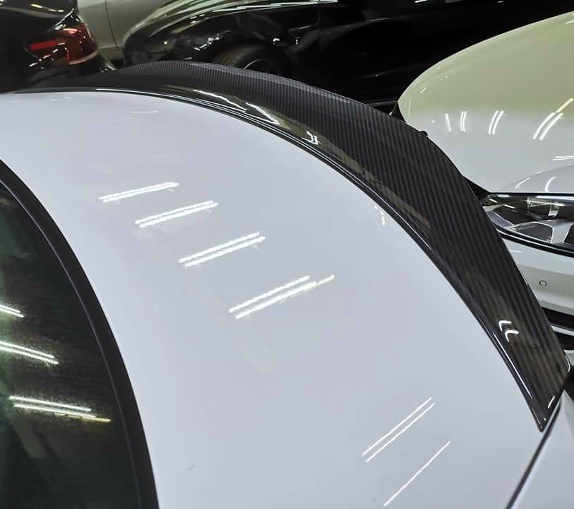 Dry Carbon Heck Spoiler "Ducktail" für Mercedes Benz C Class W205 Limousine PS Spoiler
