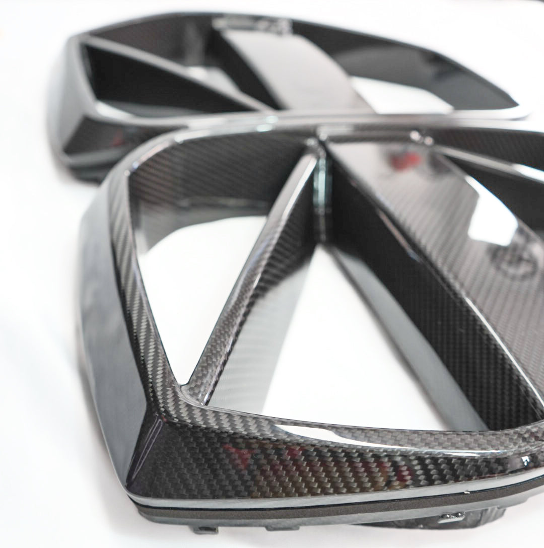 Dry Carbon MAX CARBON Design Kühlergrill Nieren für BMW M3 G80 G81 / M4 G82 G83 CSL Eintragungsfrei