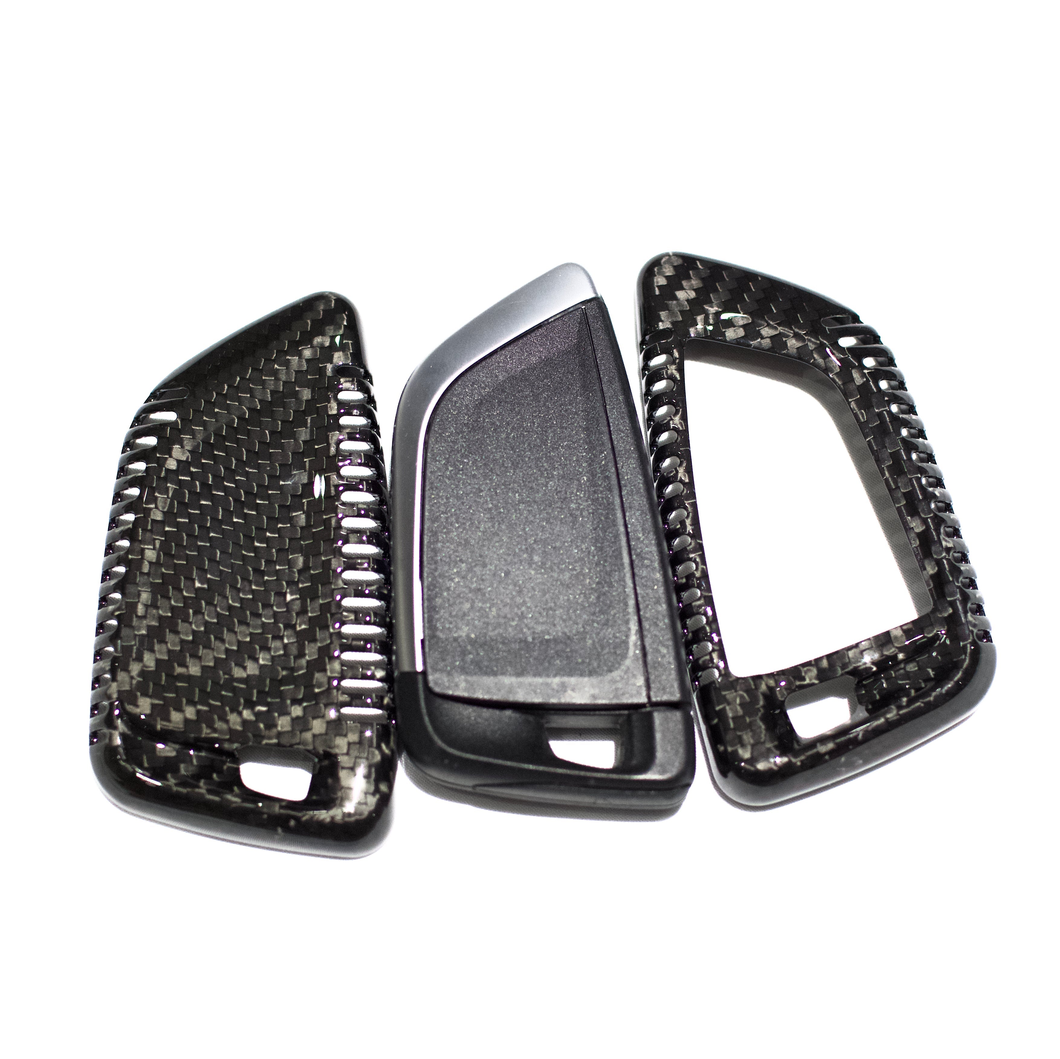 Dry-Carbon Schlüssel Cover passend für BMW und BMW M – Carbon im Detail