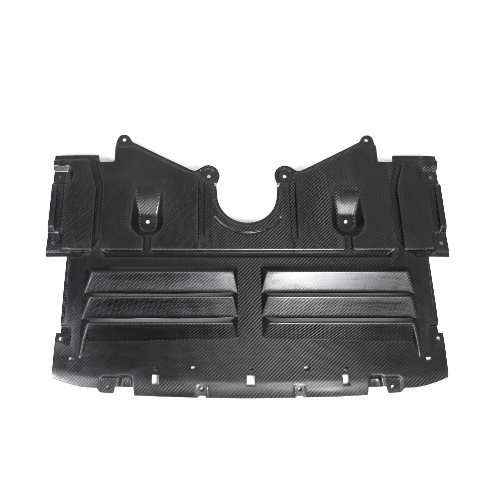 Dry-Carbon Unterbodenschutz mit Aerodynamik-Design passend für BMW M2 G87, M3 G80/G81, M4 G82/G83 – Leichtbau-Diffusorboden