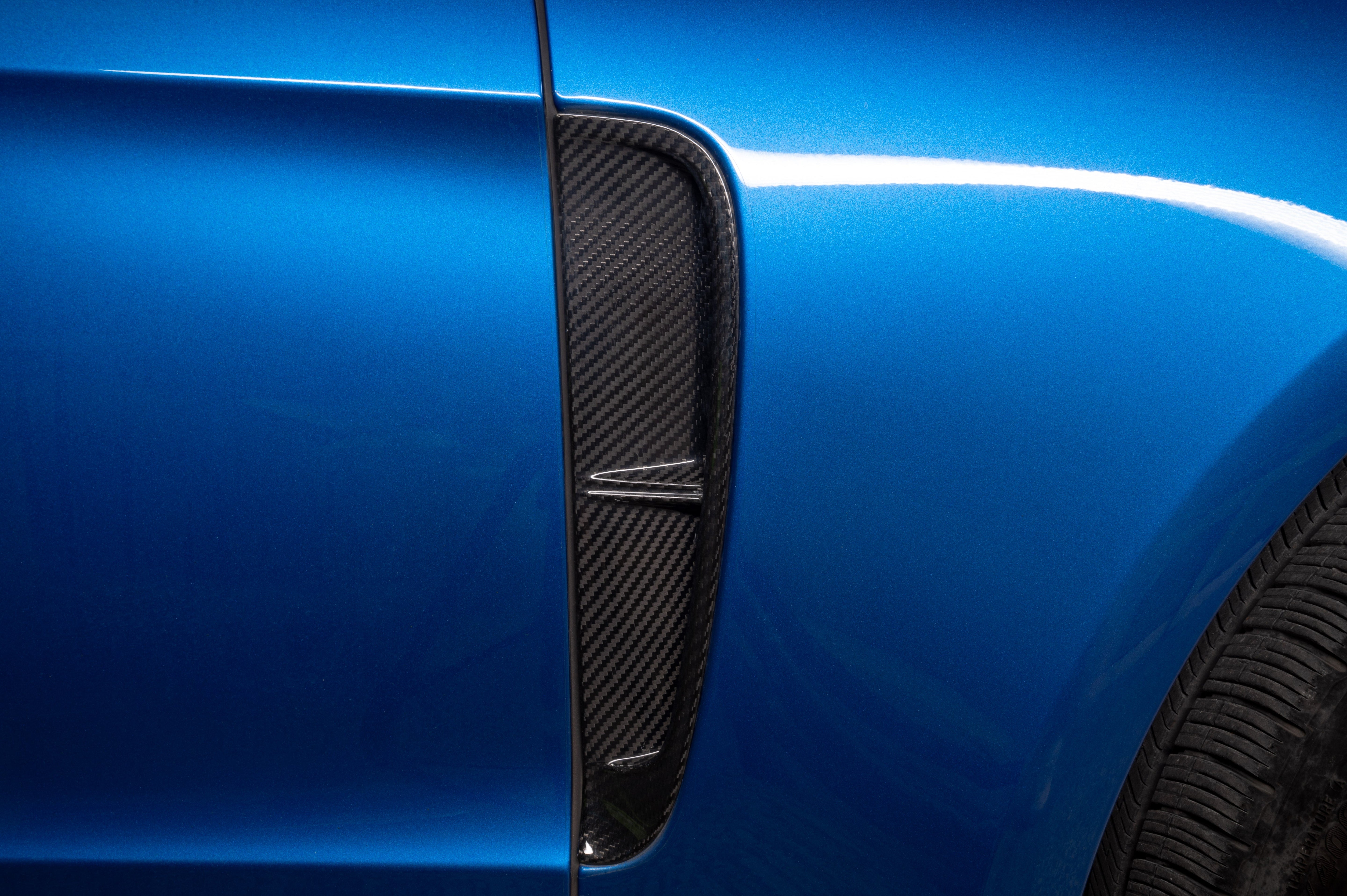 Carbon Kotflügel-Lufteinlass passend für Porsche Panamera 971 GTS – Motorsport-Detail