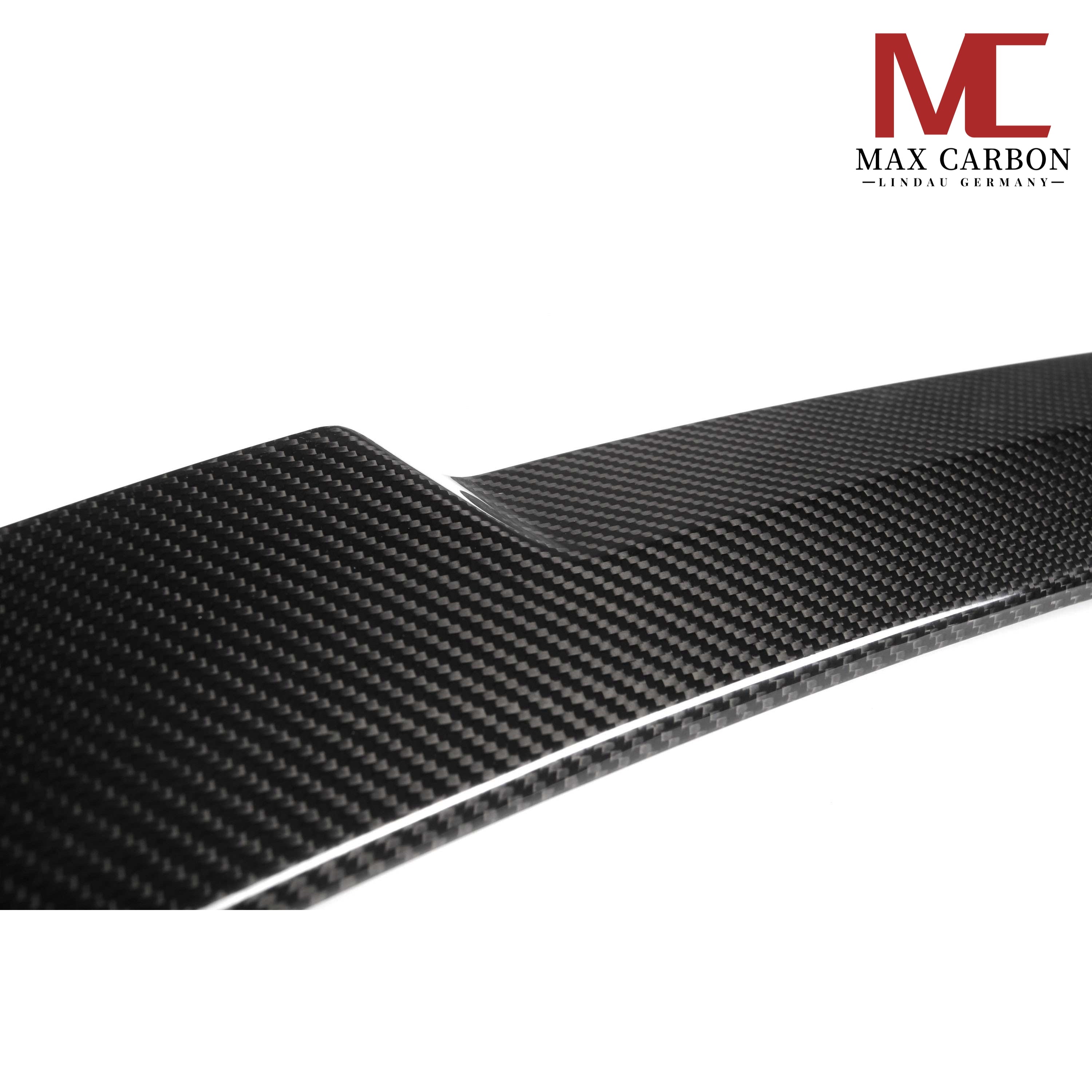 Dry-Carbon Ducktail-Heckspoiler passend für BMW M3 F80 und 3er F30 – Abrisskante in Sichtcarbon