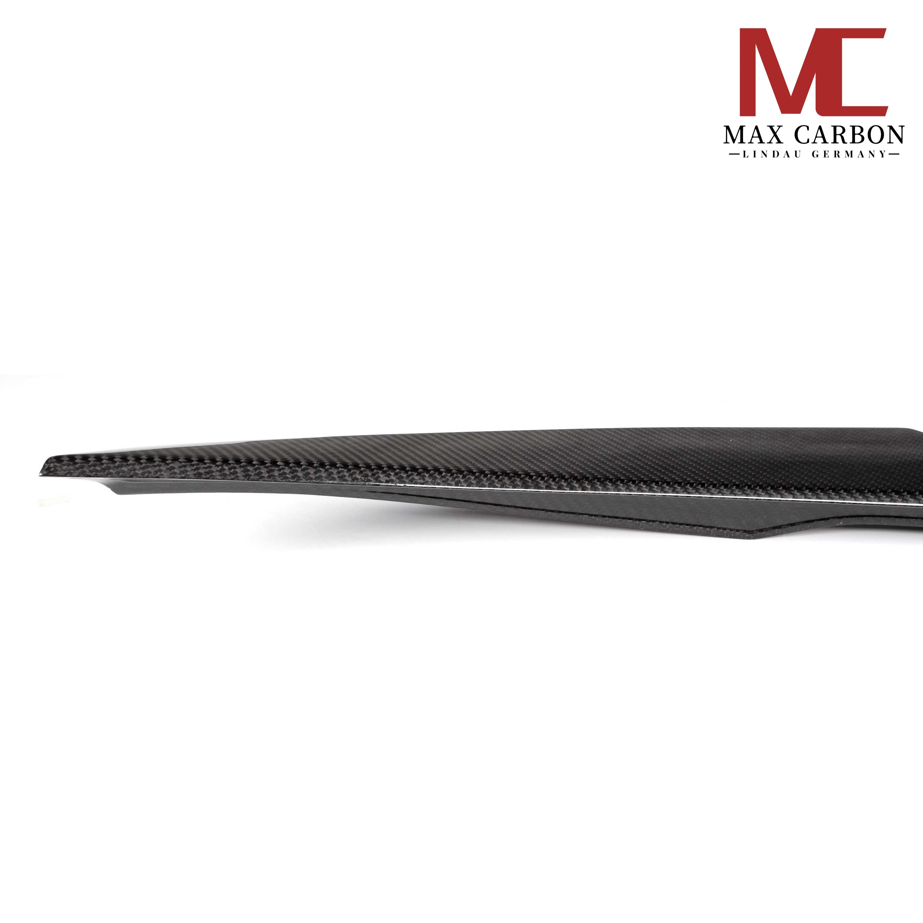 Dry-Carbon Ducktail-Heckspoiler passend für BMW M3 F80 und 3er F30 – Abrisskante in Sichtcarbon