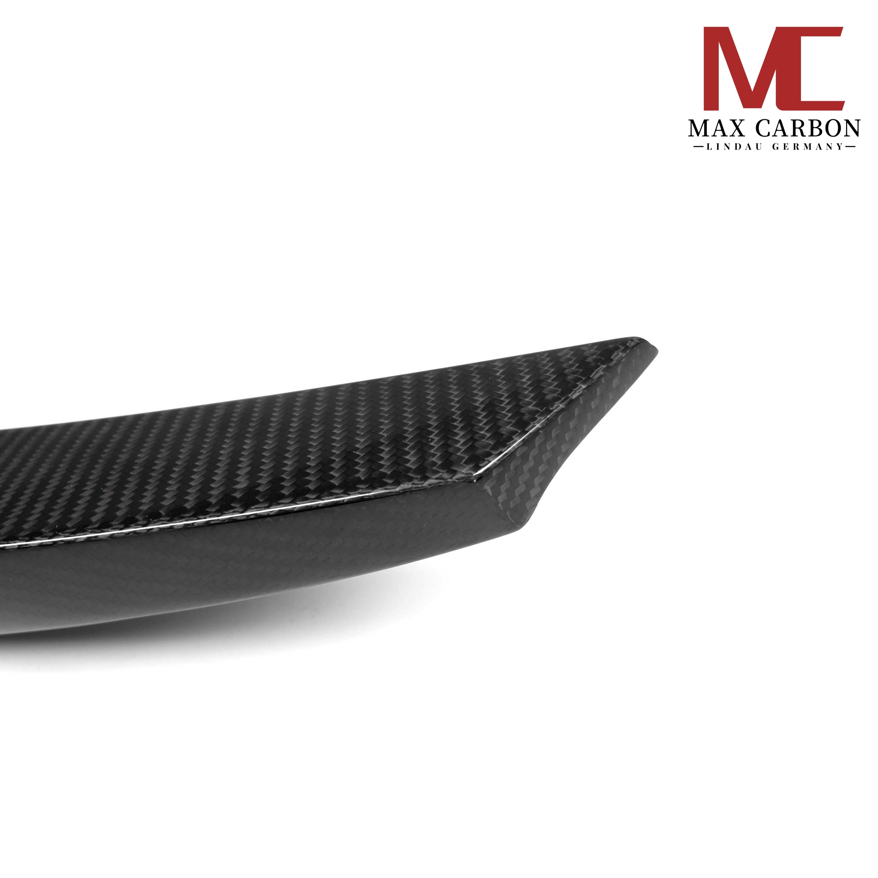 Dry-Carbon Ducktail-Heckspoiler passend für BMW M3 F80 und 3er F30 – Abrisskante in Sichtcarbon