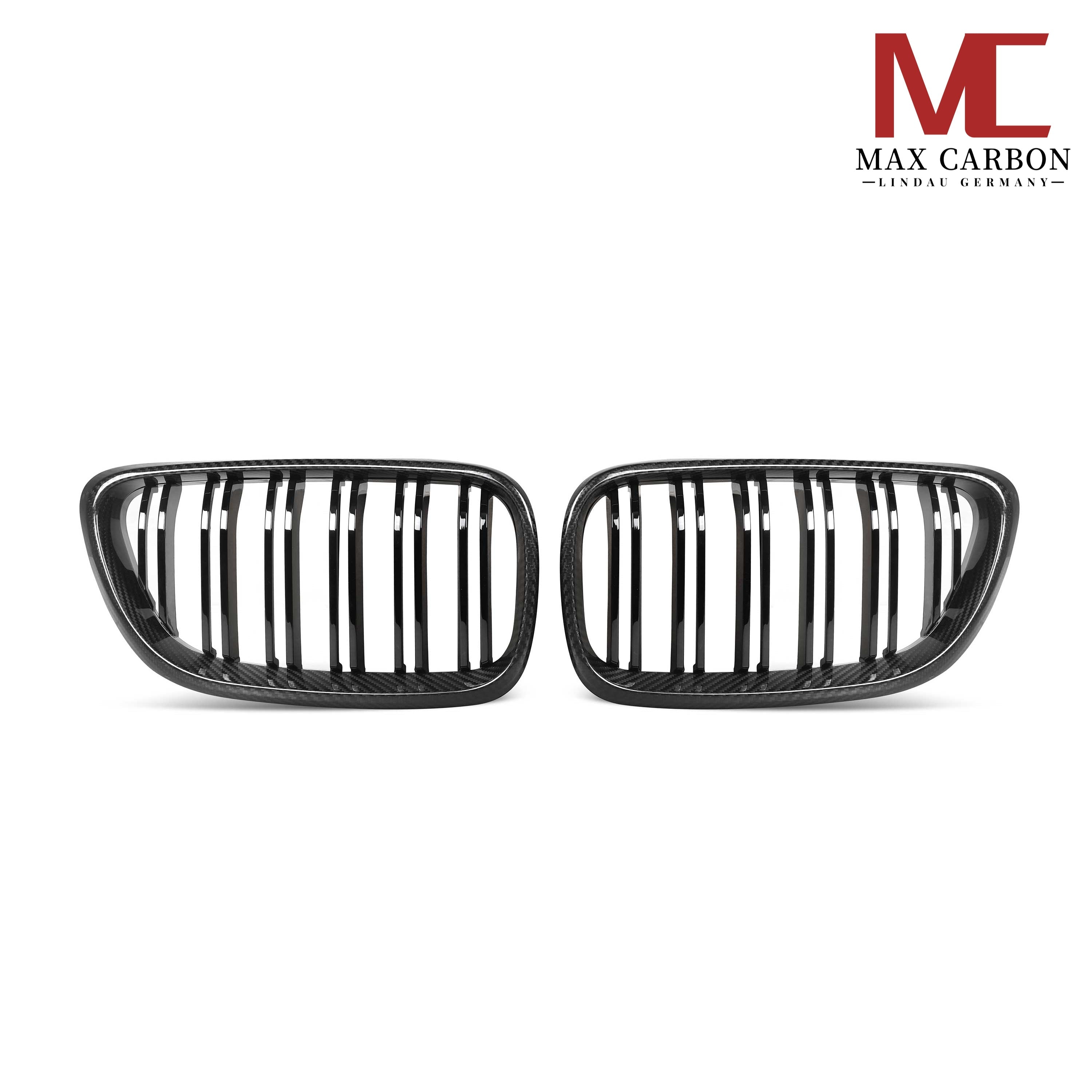 Dry-Carbon Kühlergrill passend für BMW M2 F87 & 2er F22 F23 – Carbon-Niere mit Präsenz