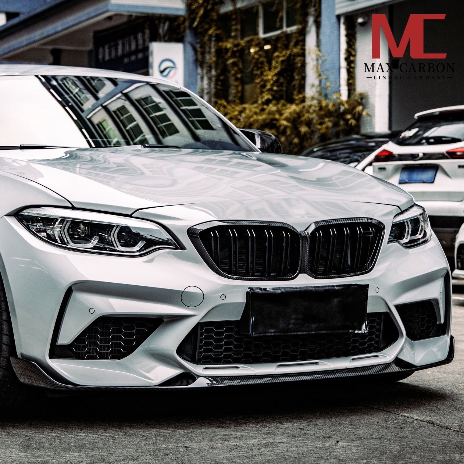 Dry-Carbon Kühlergrill passend für BMW M2 F87 Competition & CS – markante Front