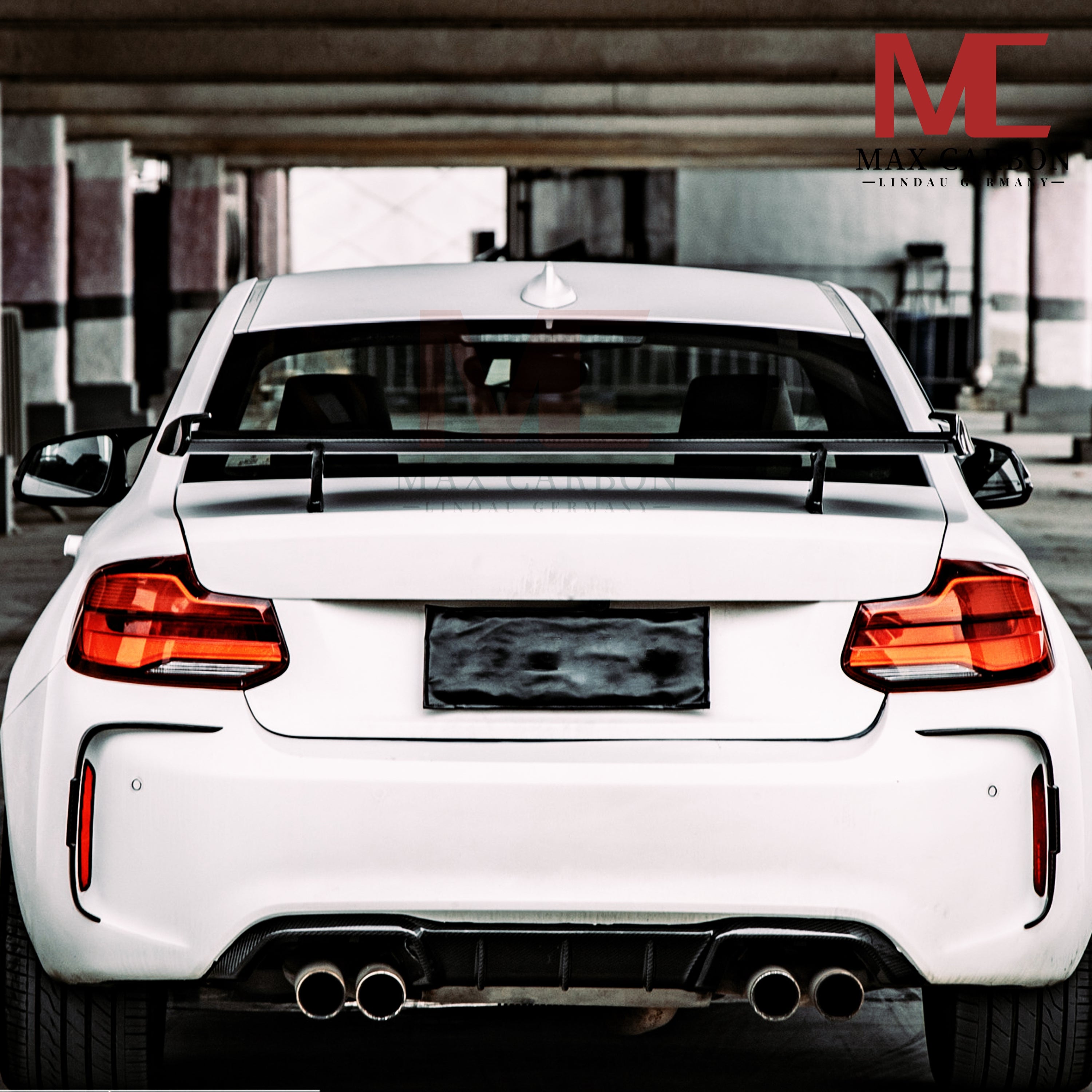 Dry-Carbon Heckflügel passend für BMW M2 F87, M3 F80 & M4 F82 – Motorsport-Look