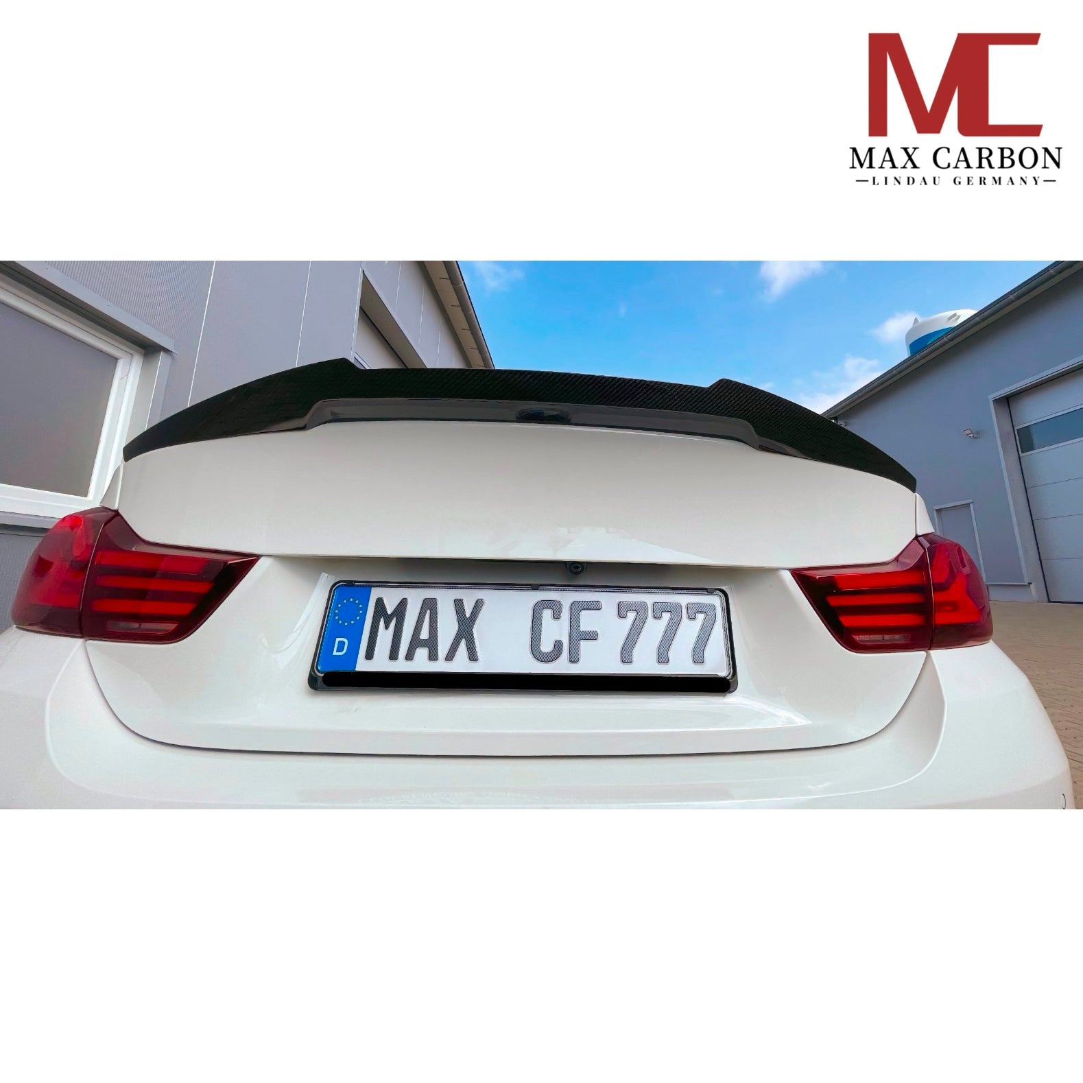 Dry-Carbon Heckspoiler Ducktail passend für BMW 4er F36 – Linie, die sitzt