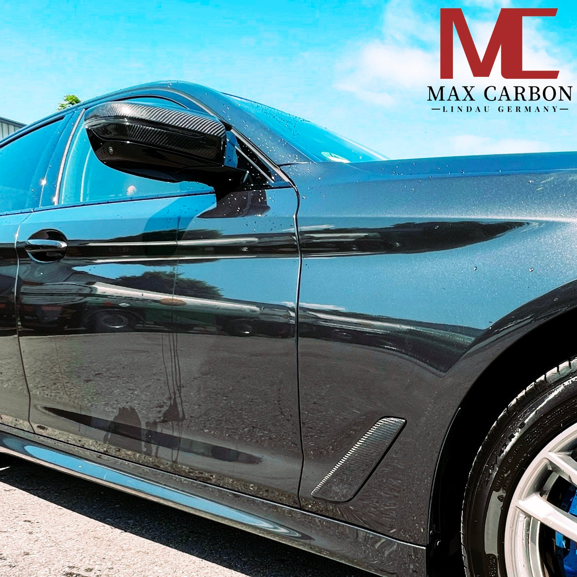 Dry Carbon Kotflügel Flaps für BMW 5er G30 G31 + LCI