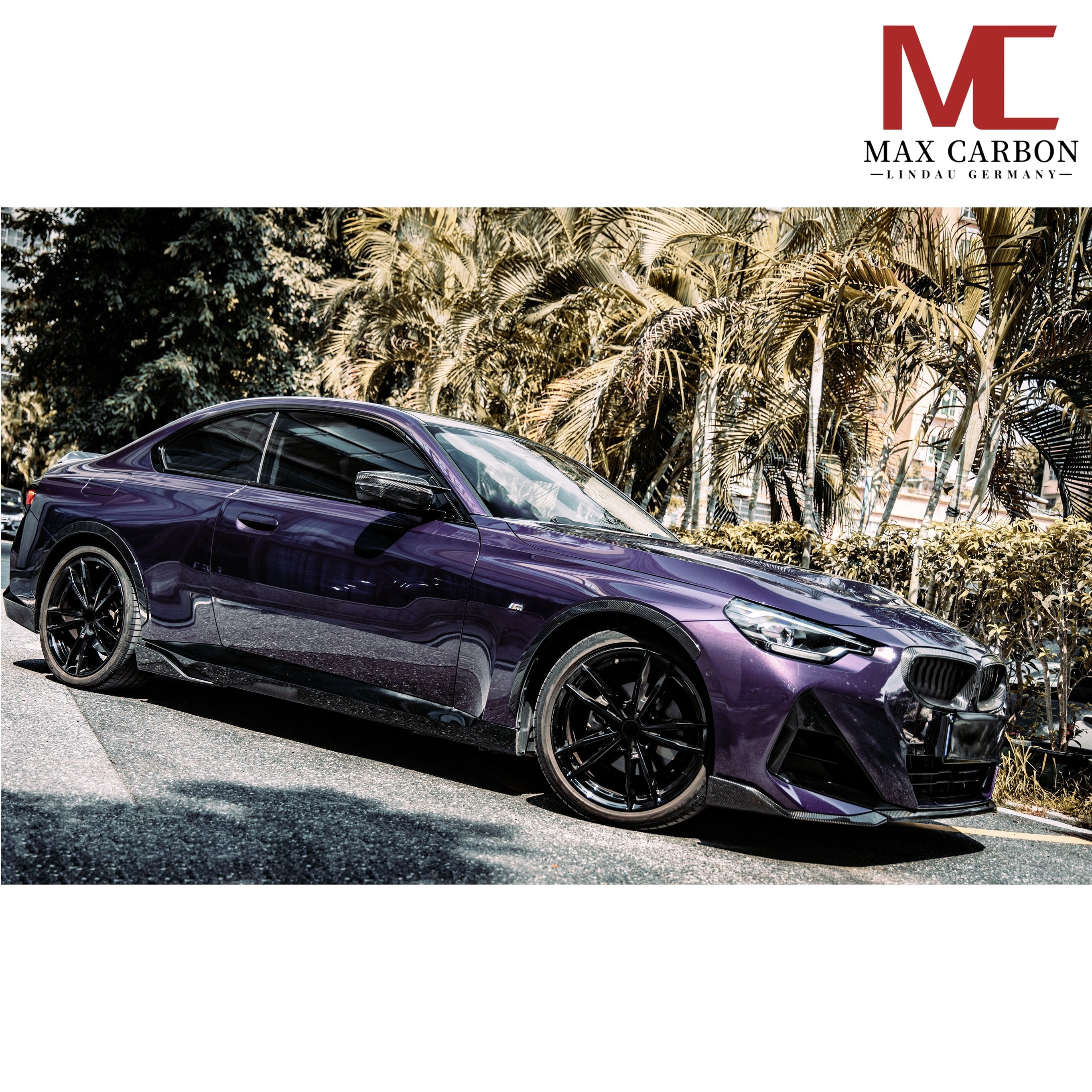 Dry-Carbon Kotflügel-Verbreiterung passend für BMW 2er G42 M240i – breiterer Stand