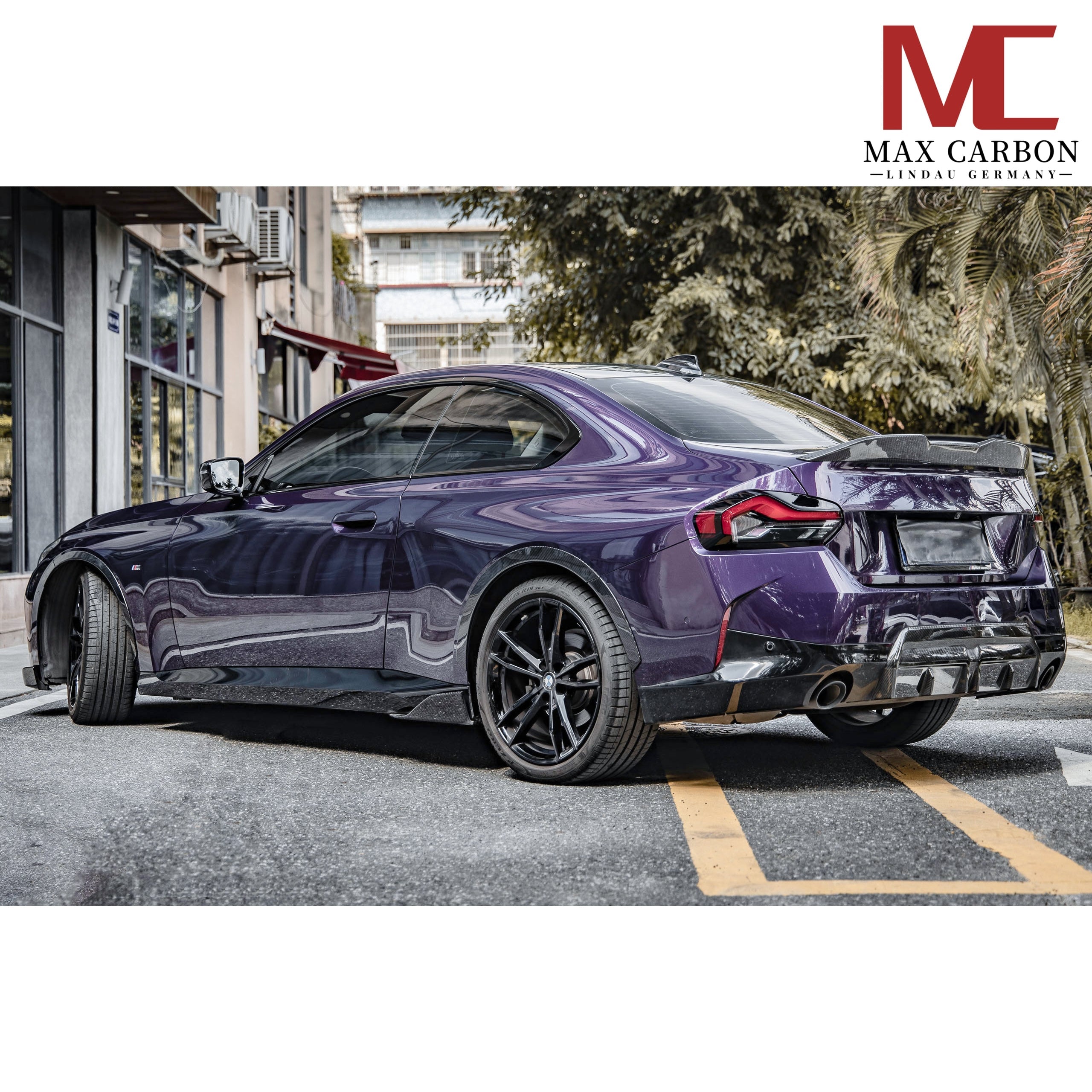 Dry-Carbon Kotflügel-Verbreiterung passend für BMW 2er G42 M240i – breiterer Stand