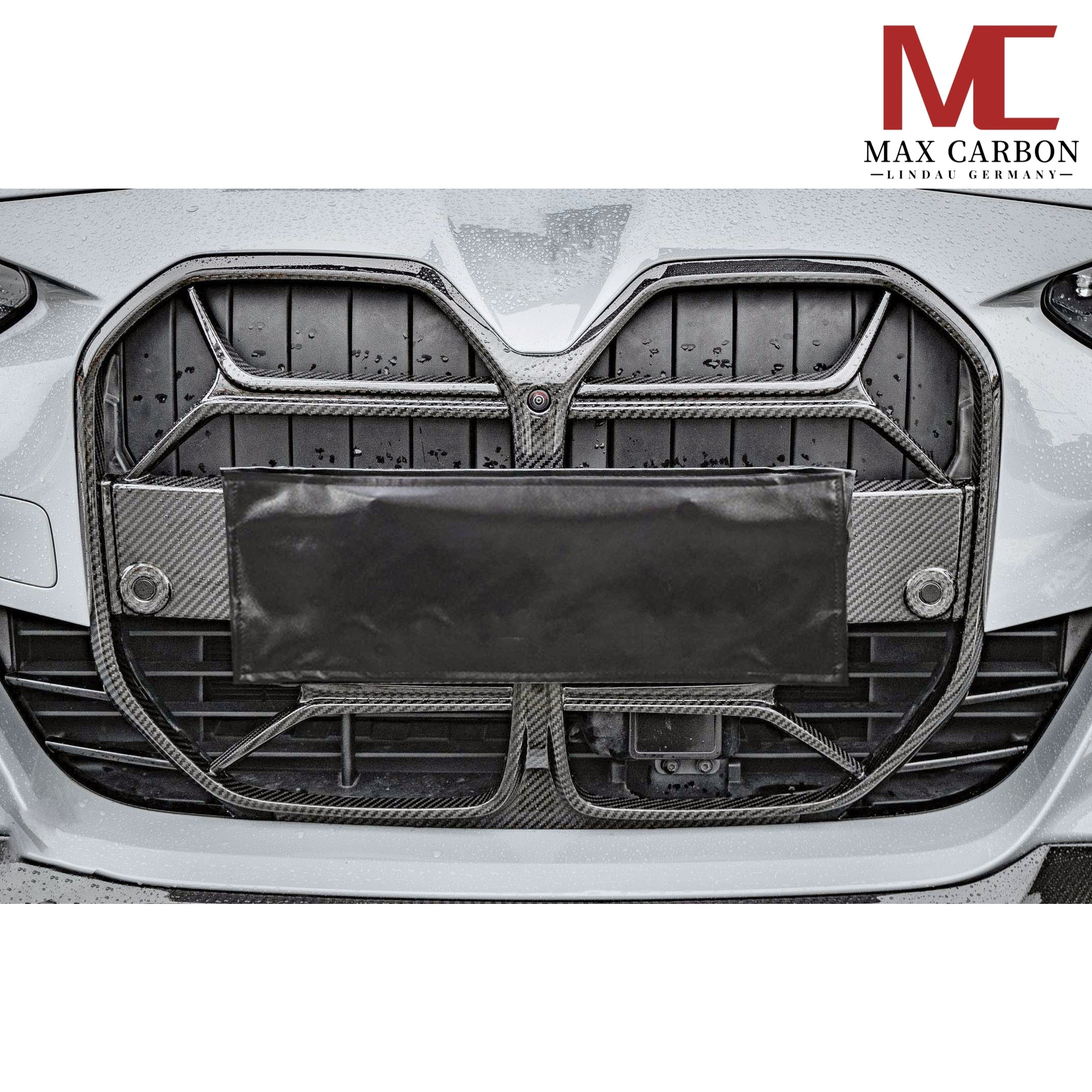 Dry-Carbon Kühlergrill passend für BMW 4er G26 & i4 – Leichtbau mit Gutachten