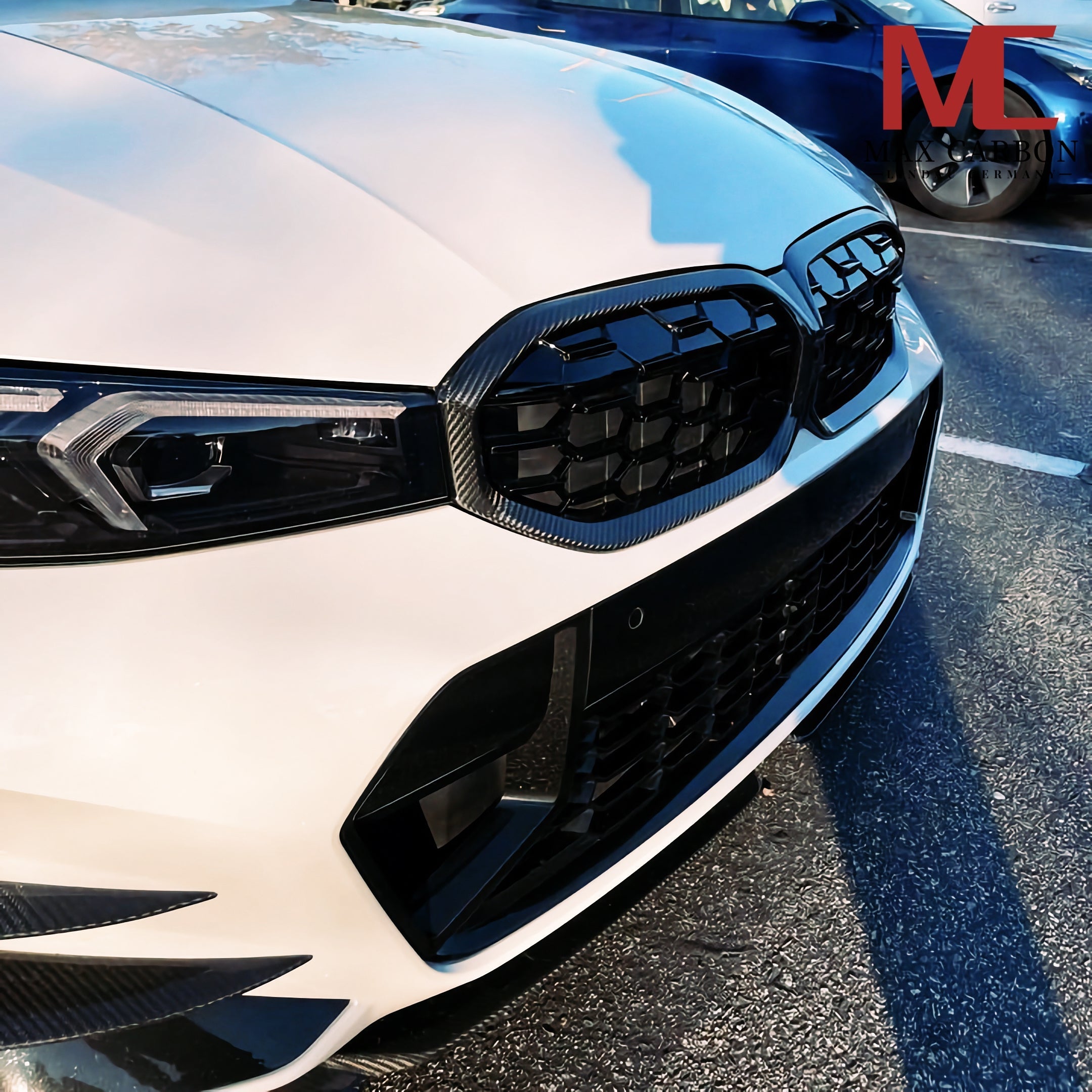 Dry Carbon Kühlergrill für BMW 3er G20 G21 Facelift LCI