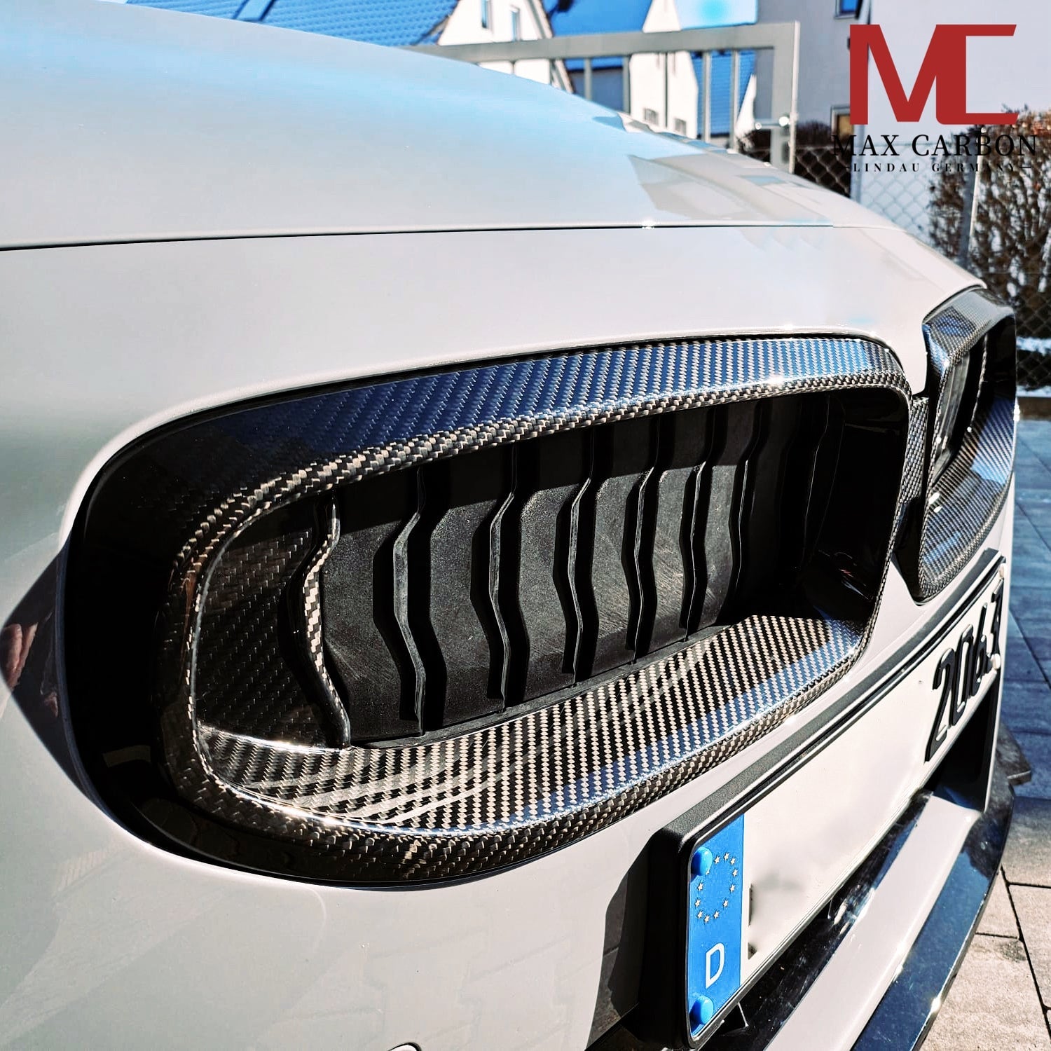 Dry-Carbon Kühlergrill passend für BMW 2er G42 M240i – Carbon-Front statt Serie