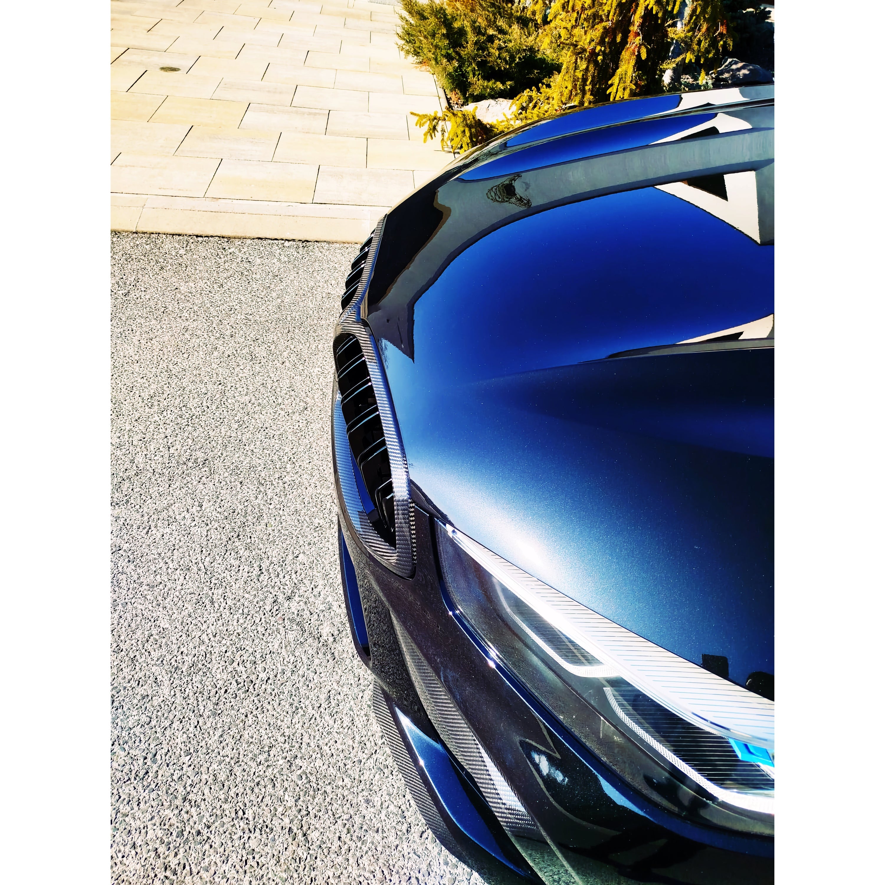 Dry-Carbon Kühlergrill Nieren passend für BMW M8 F91/F92/F93 Pre-LCI – Carbon-Front