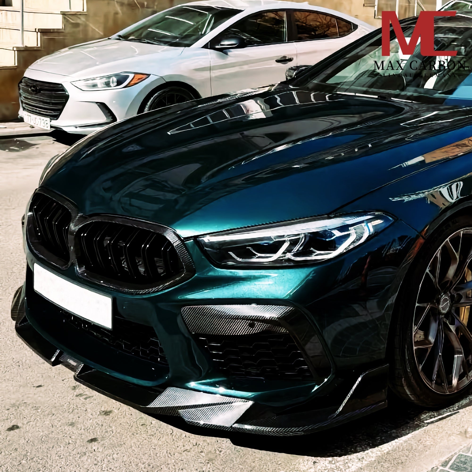 Dry-Carbon Kühlergrill Nieren passend für BMW M8 F91/F92/F93 Pre-LCI – Carbon-Front