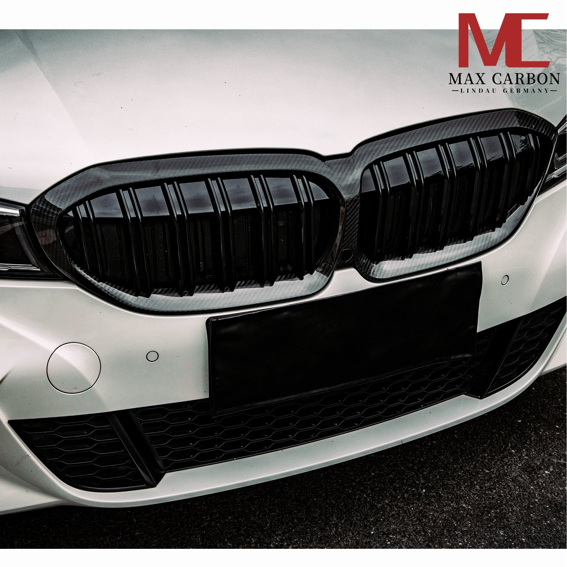 Dry Carbon Kühlergrill für BMW 3er G20 G21 Pre-LCI