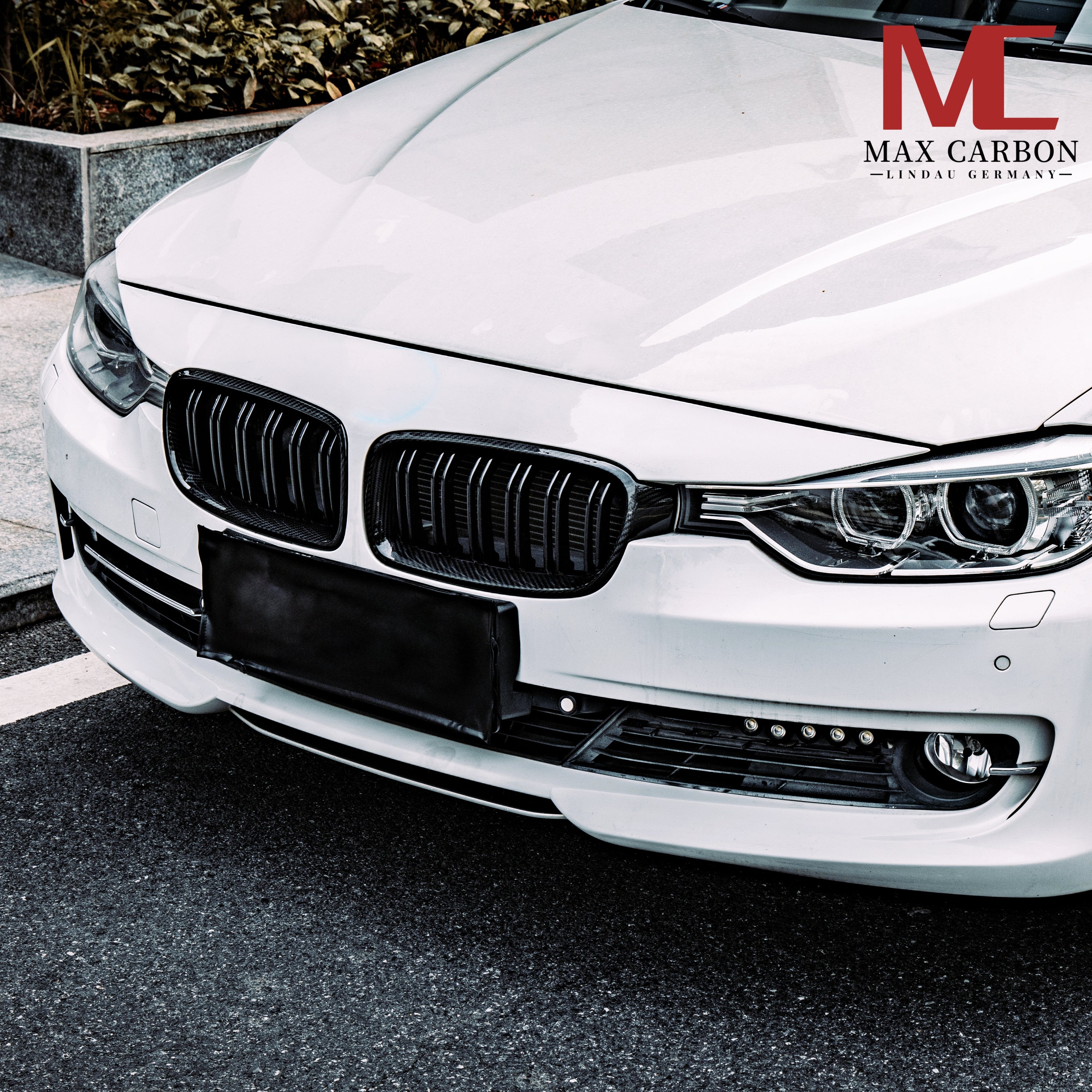 Dry-Carbon Kühlergrill-Nieren passend für BMW 3er F30 & F31 – Echtcarbon-Front im Austausch
