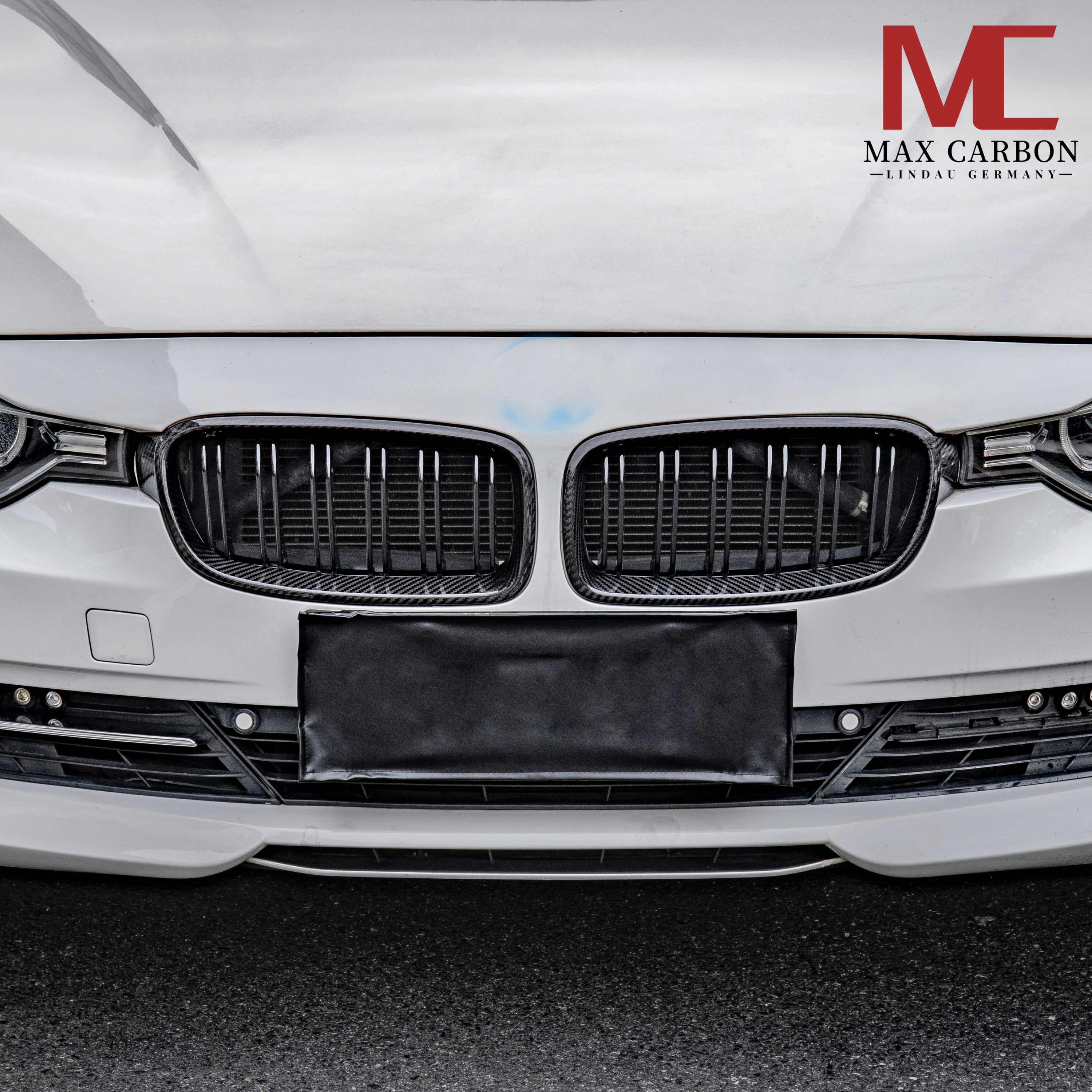 Dry-Carbon Kühlergrill-Nieren passend für BMW 3er F30 & F31 – Echtcarbon-Front im Austausch