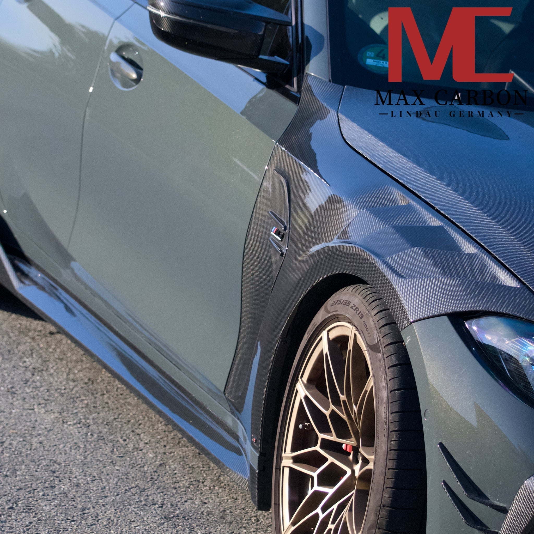 Dry-Carbon Kotflügel V1 passend für BMW M3 G80 / G81 M4 G82 / G83 – mit TÜV-Eintragung