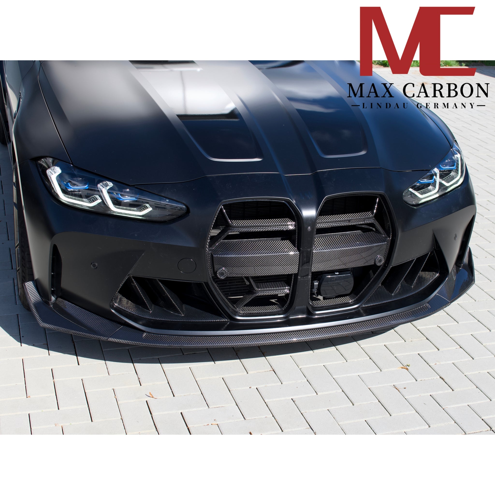 Carbon Kühlergrill-Nieren passend für BMW M3 G80/G81 und M4 G82/G83, Echtcarbon - Getsdowned