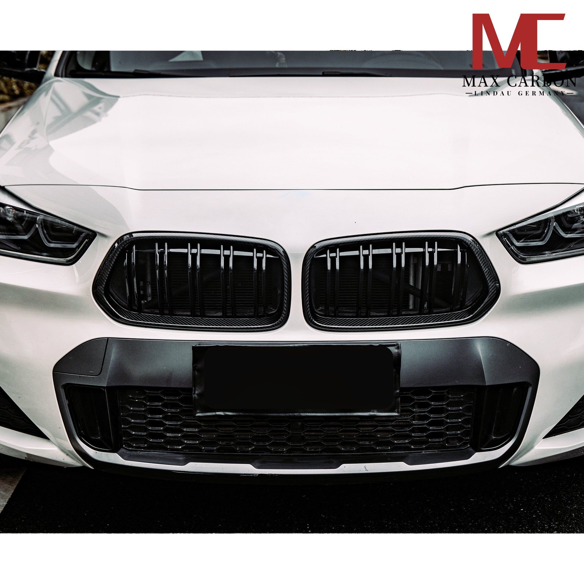 Dry Carbon Kühlergrill Nieren Gitter für BMW X2 F39