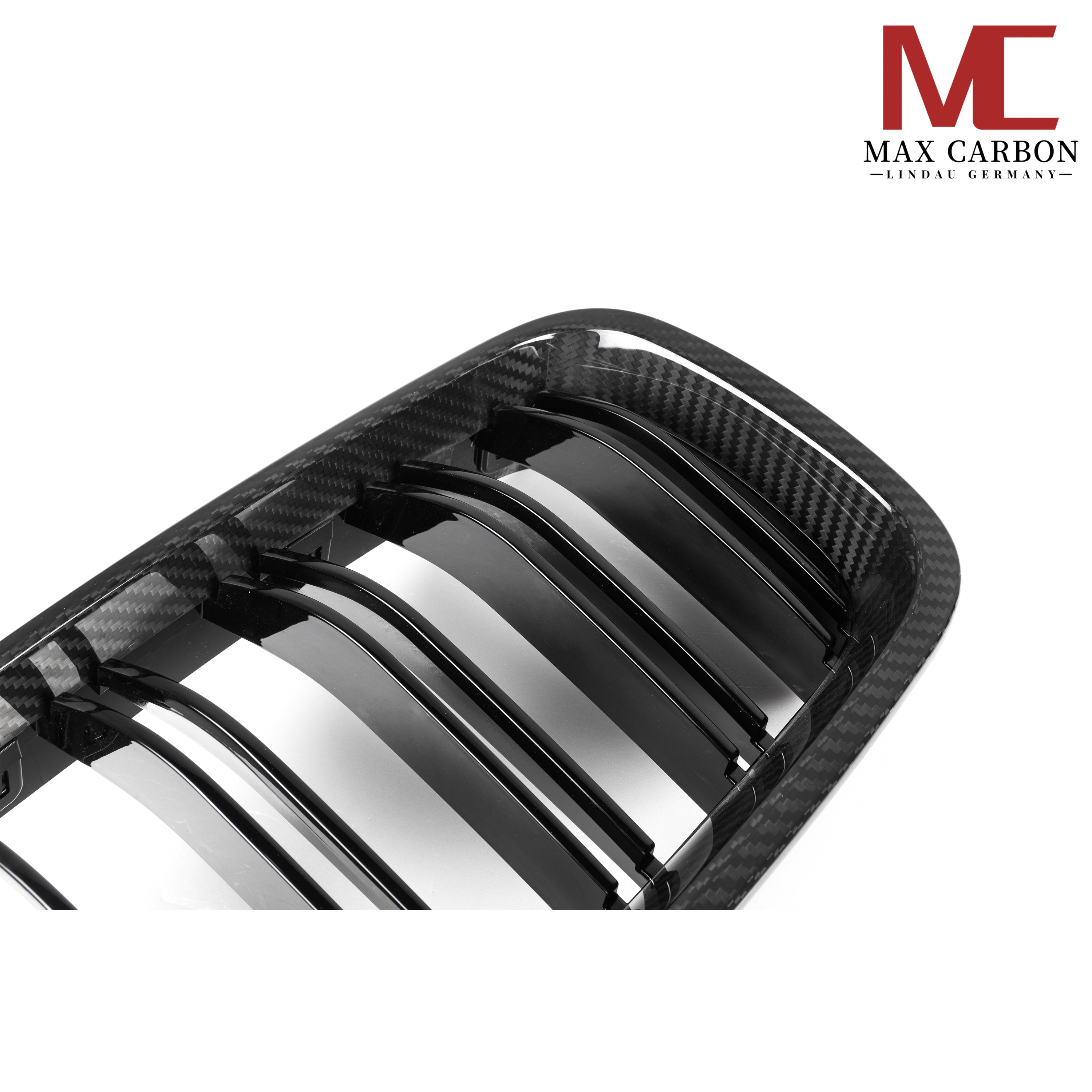 Dry-Carbon Kühlergrill Nieren passend für BMW M5 F10 & M6 F12 F13 F06 – Carbon statt Chrom