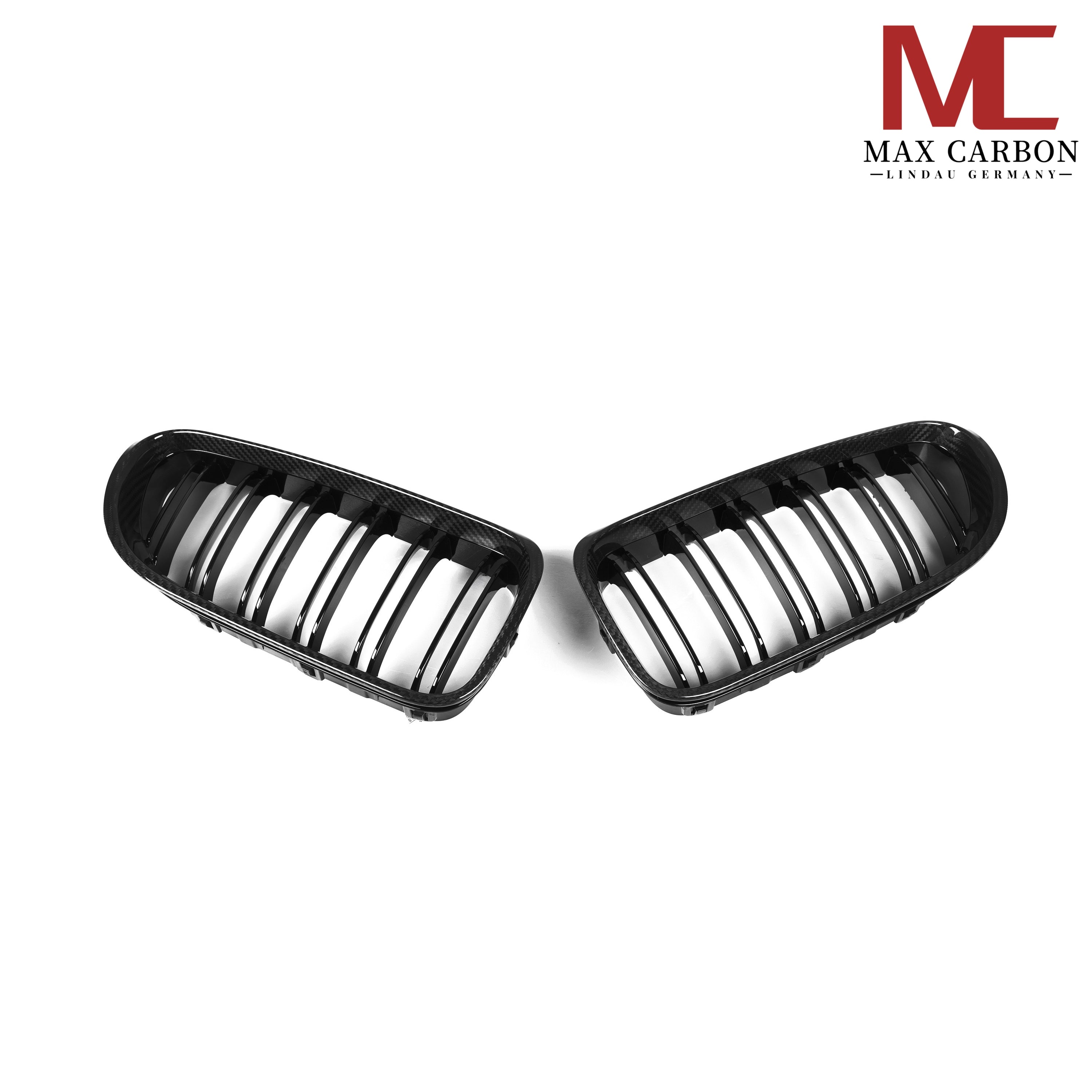 Carbon Kühlergrill-Nieren passend für BMW 6er F06/F12/F13 und M6, Echtcarbon - Getsdowned