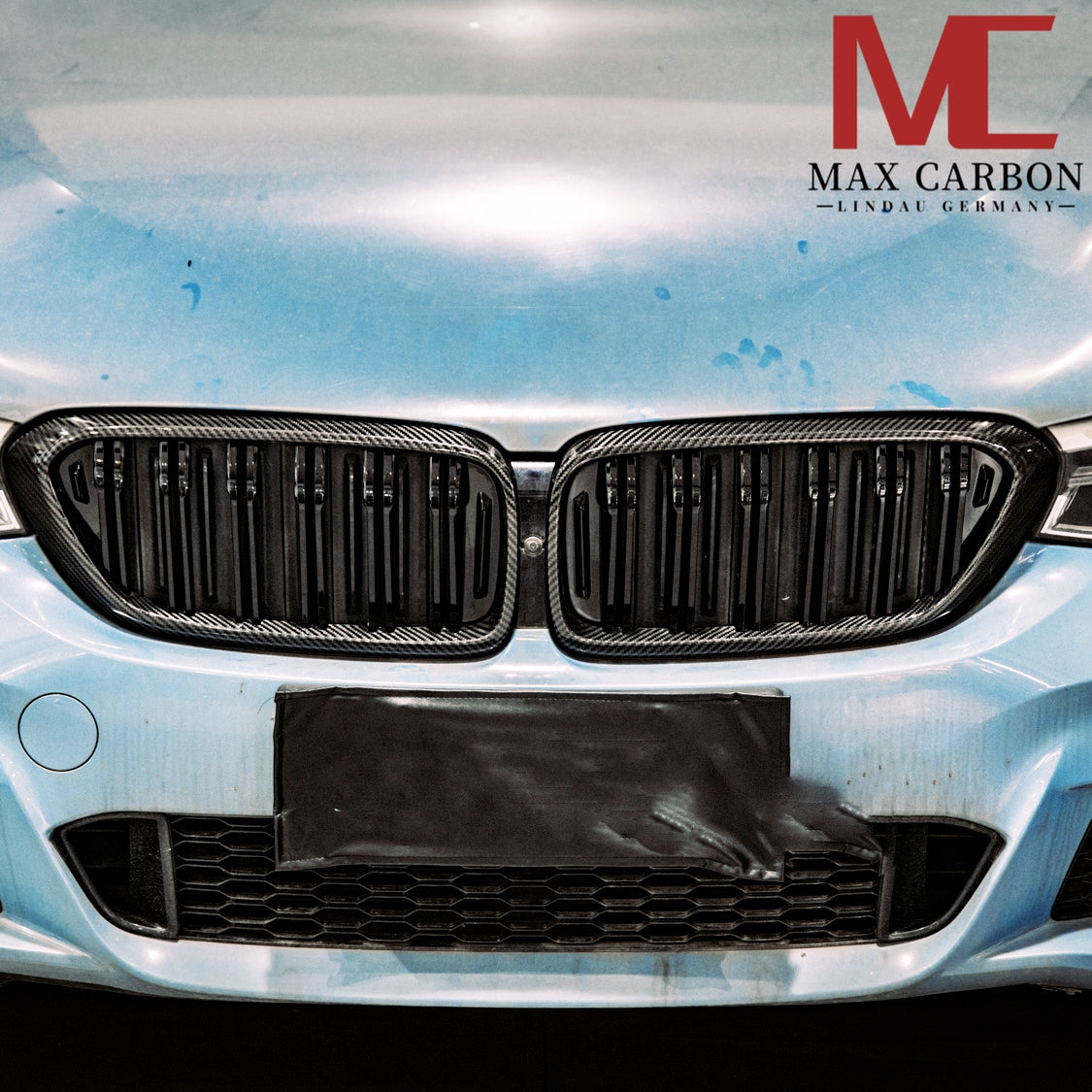 Dry Carbon Kühlergrill Nieren für BMW 6er G32 Pre-LCI